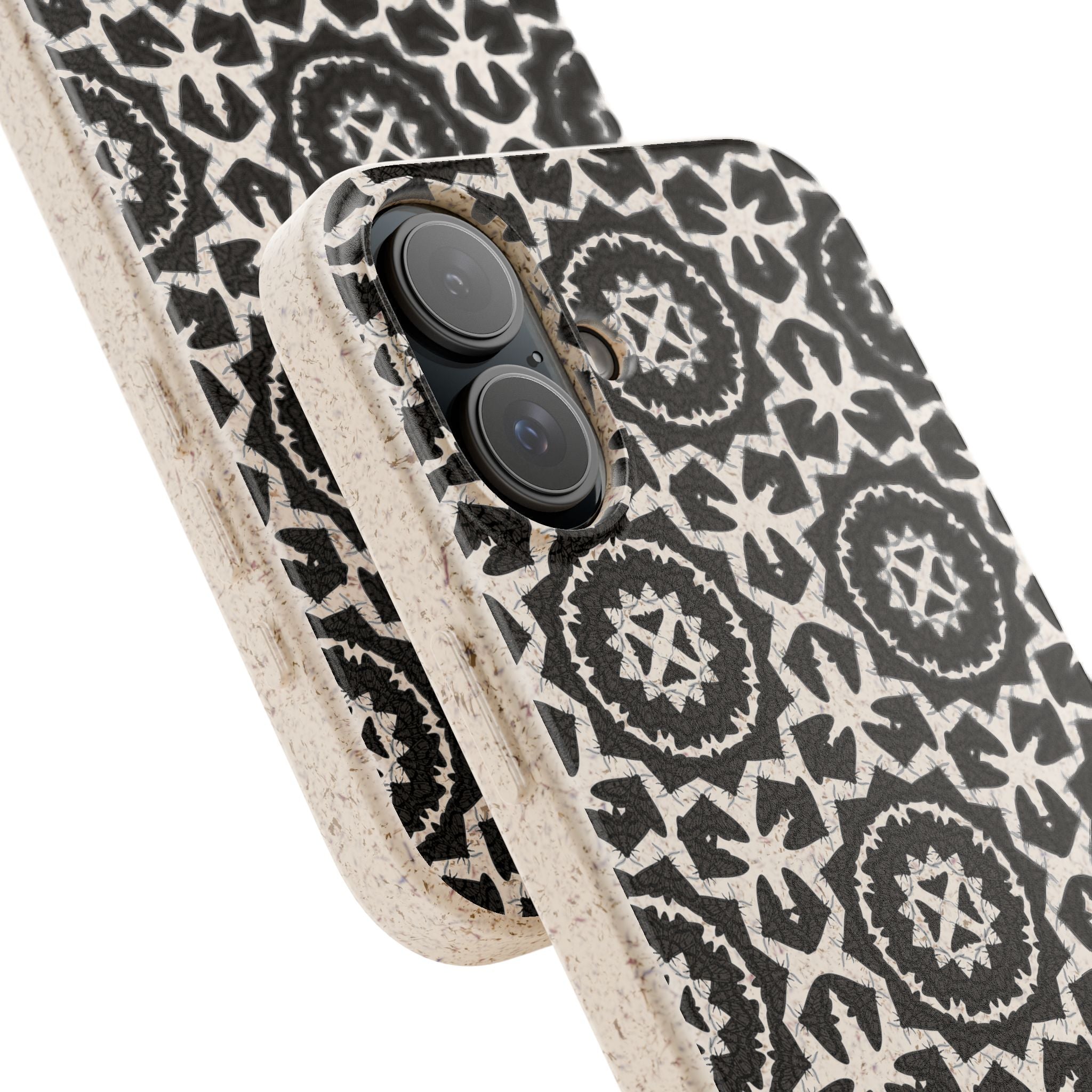 Blackburn's Sphinx Moth Kaleidoscope Biodegradable Phone Case