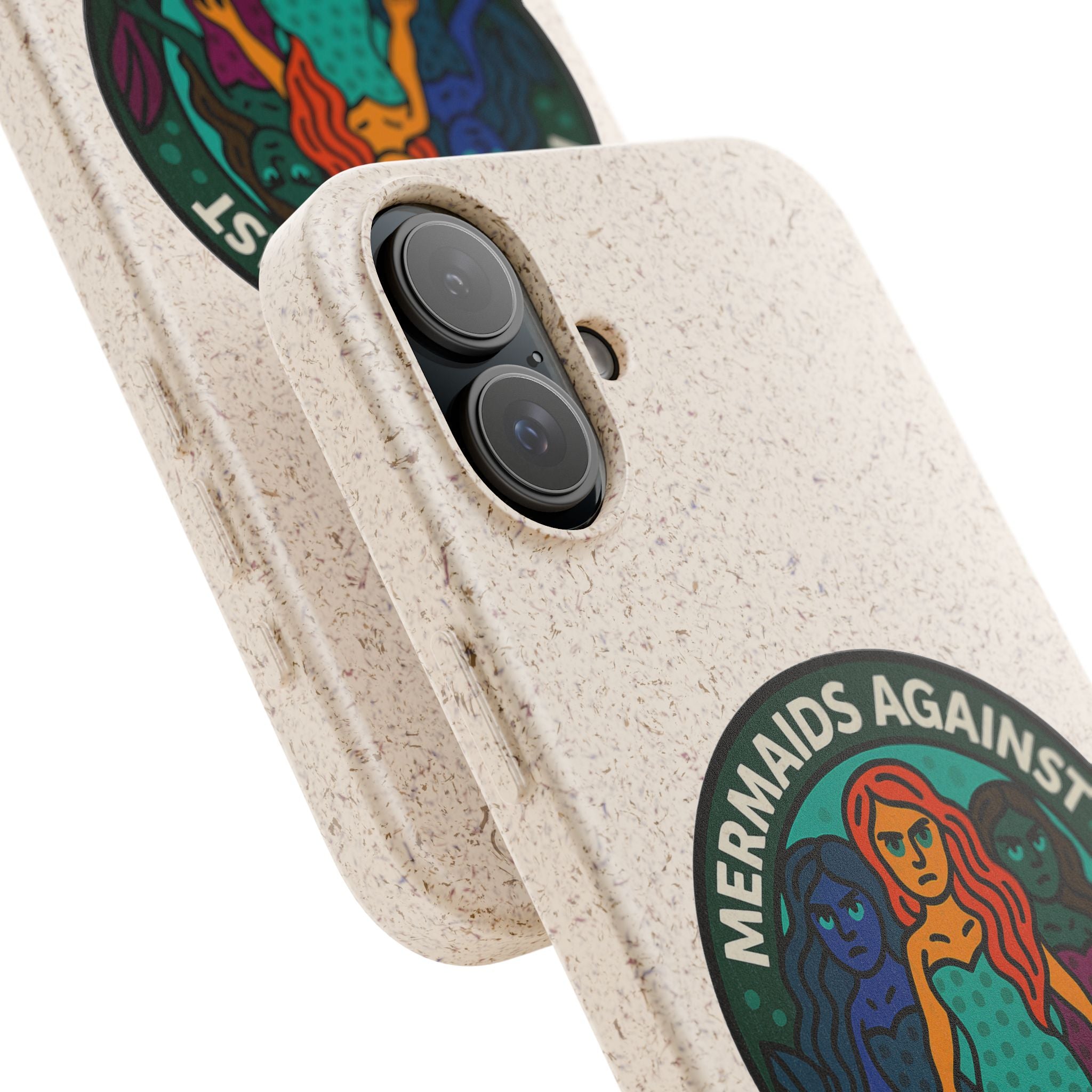 Mermaids Against Microplastics Biodegradable Phone Case