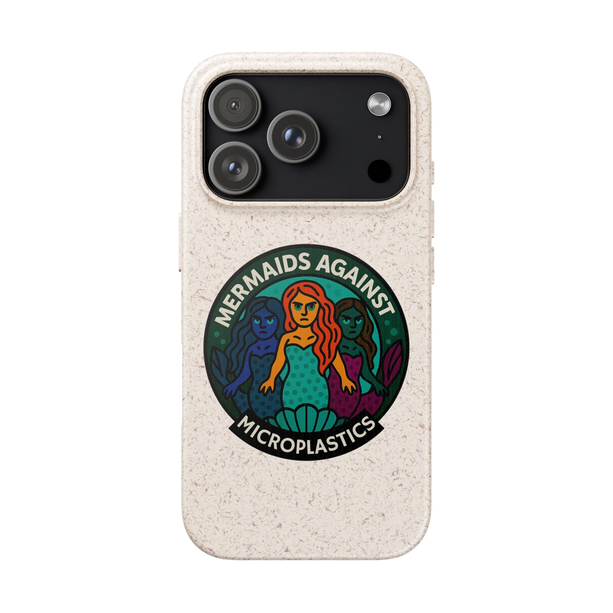 Mermaids Against Microplastics Biodegradable Phone Case