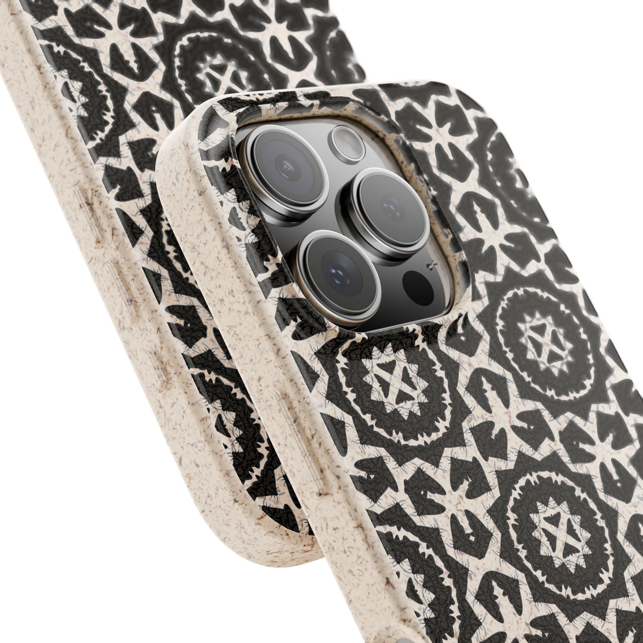 Blackburn's Sphinx Moth Kaleidoscope Biodegradable Phone Case