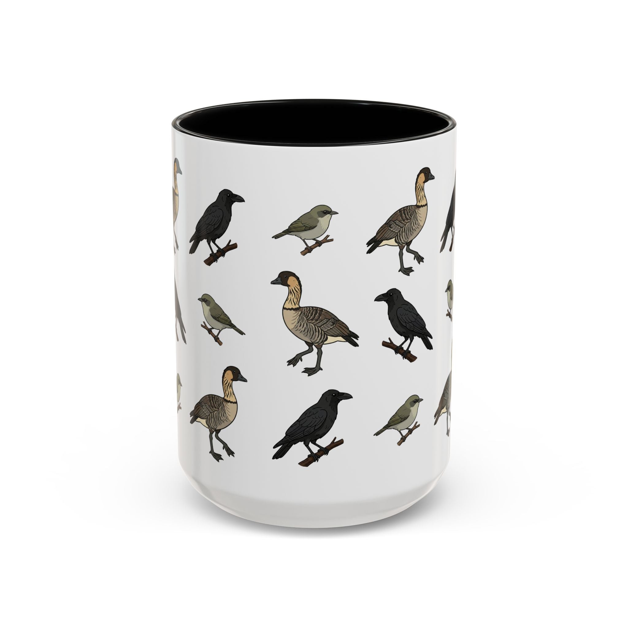 Endangered Hawaiian Birds Accent Mug