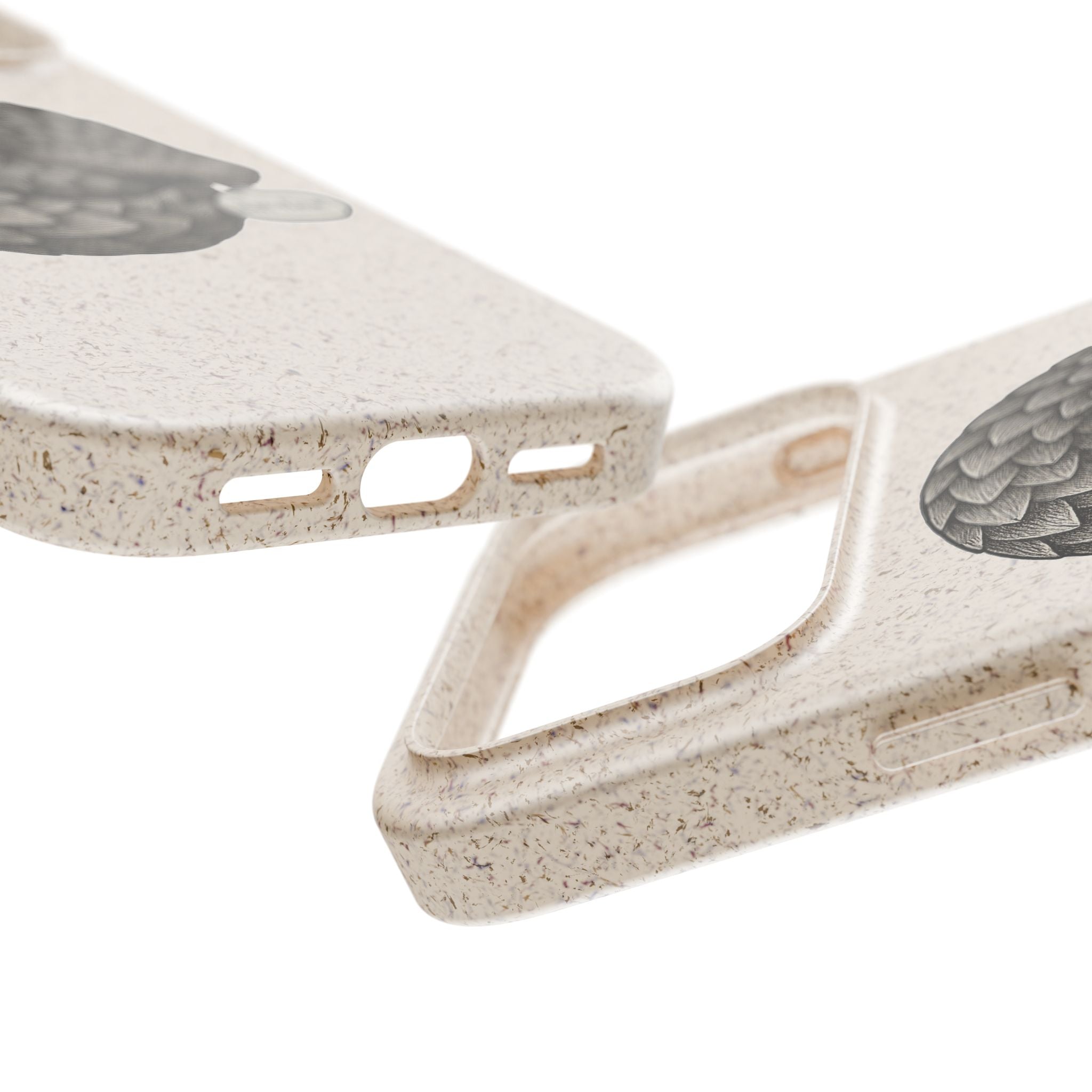 Anxious Pangolin "I'm Fine" Biodegradable Phone Case