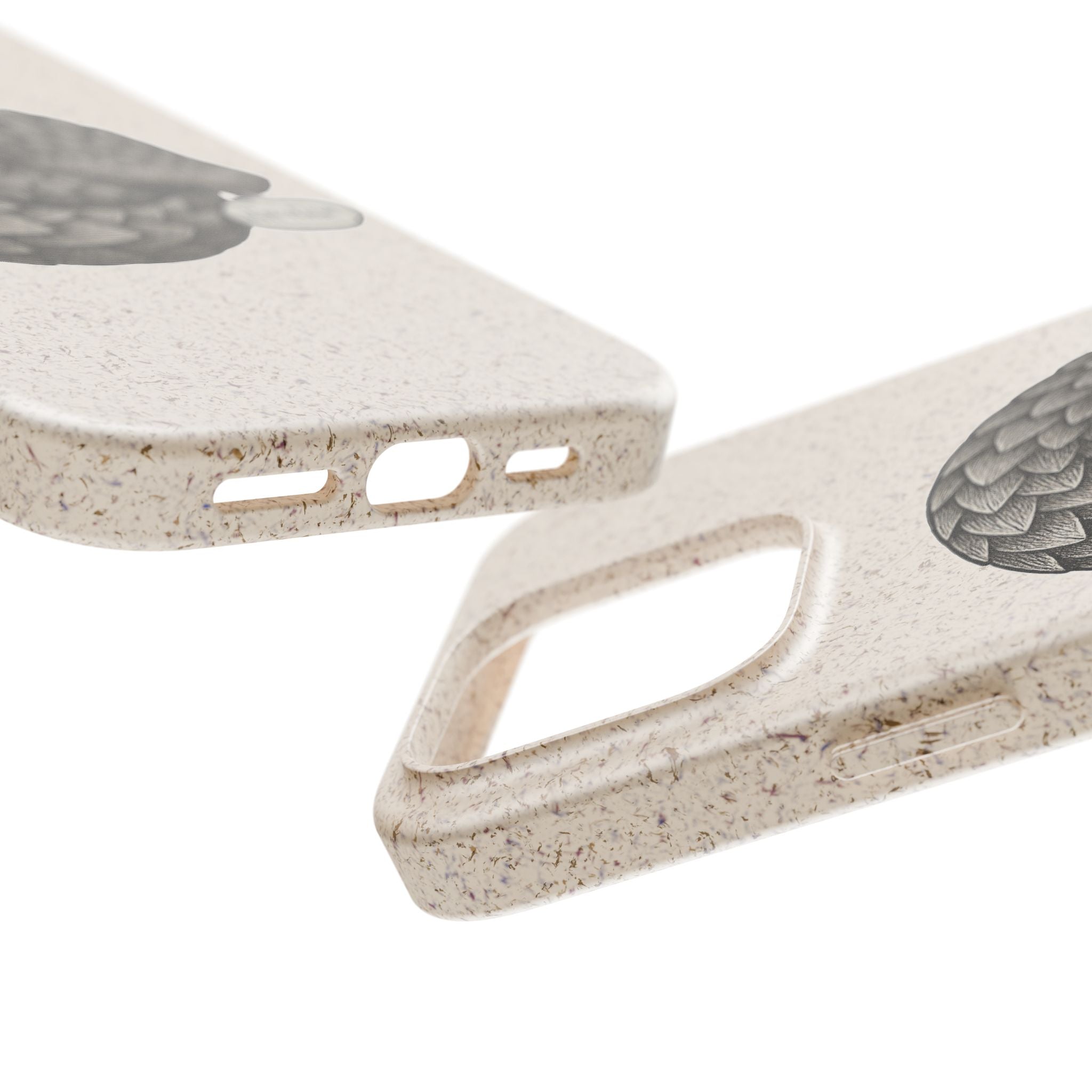 Anxious Pangolin "I'm Fine" Biodegradable Phone Case