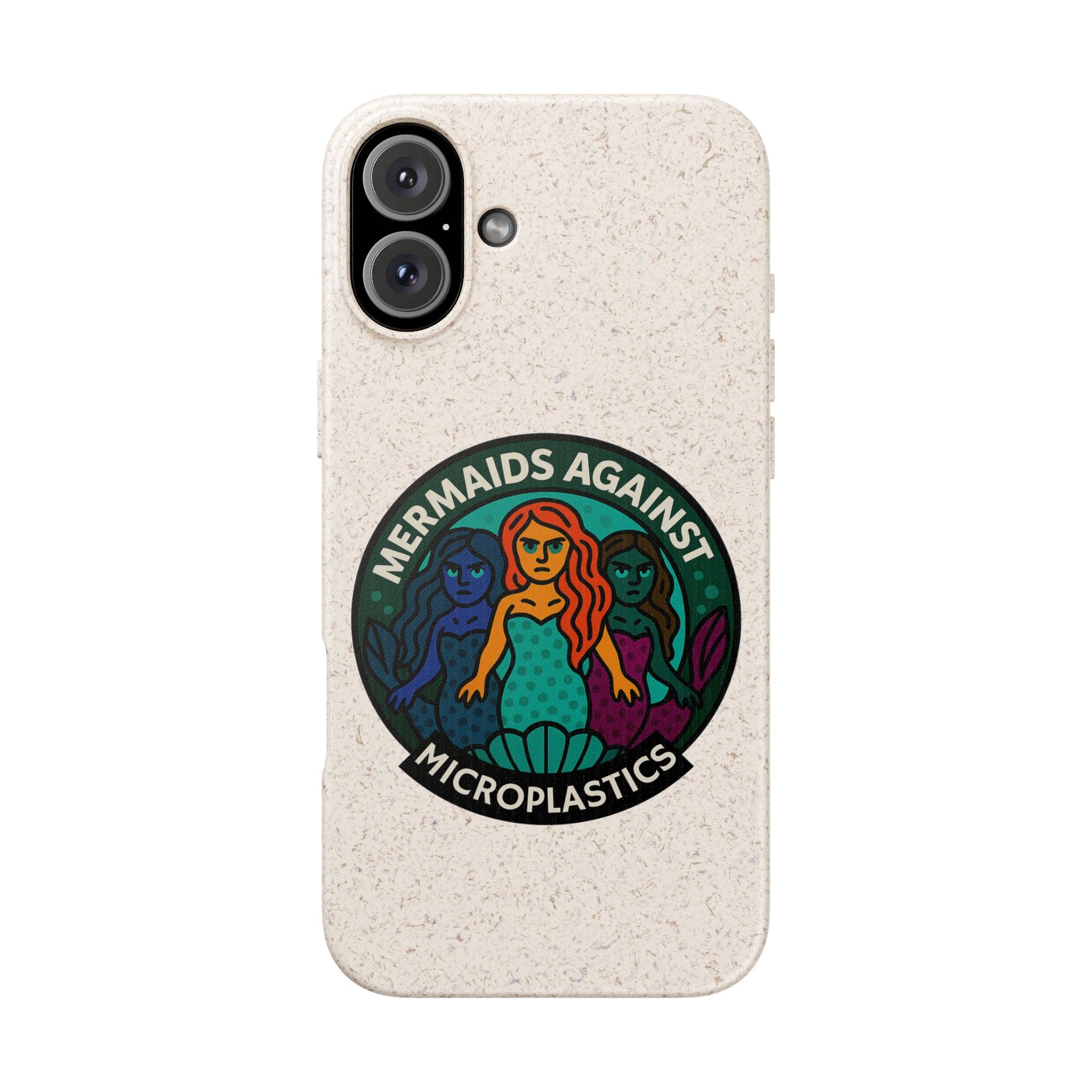 Mermaids Against Microplastics Biodegradable Phone Case