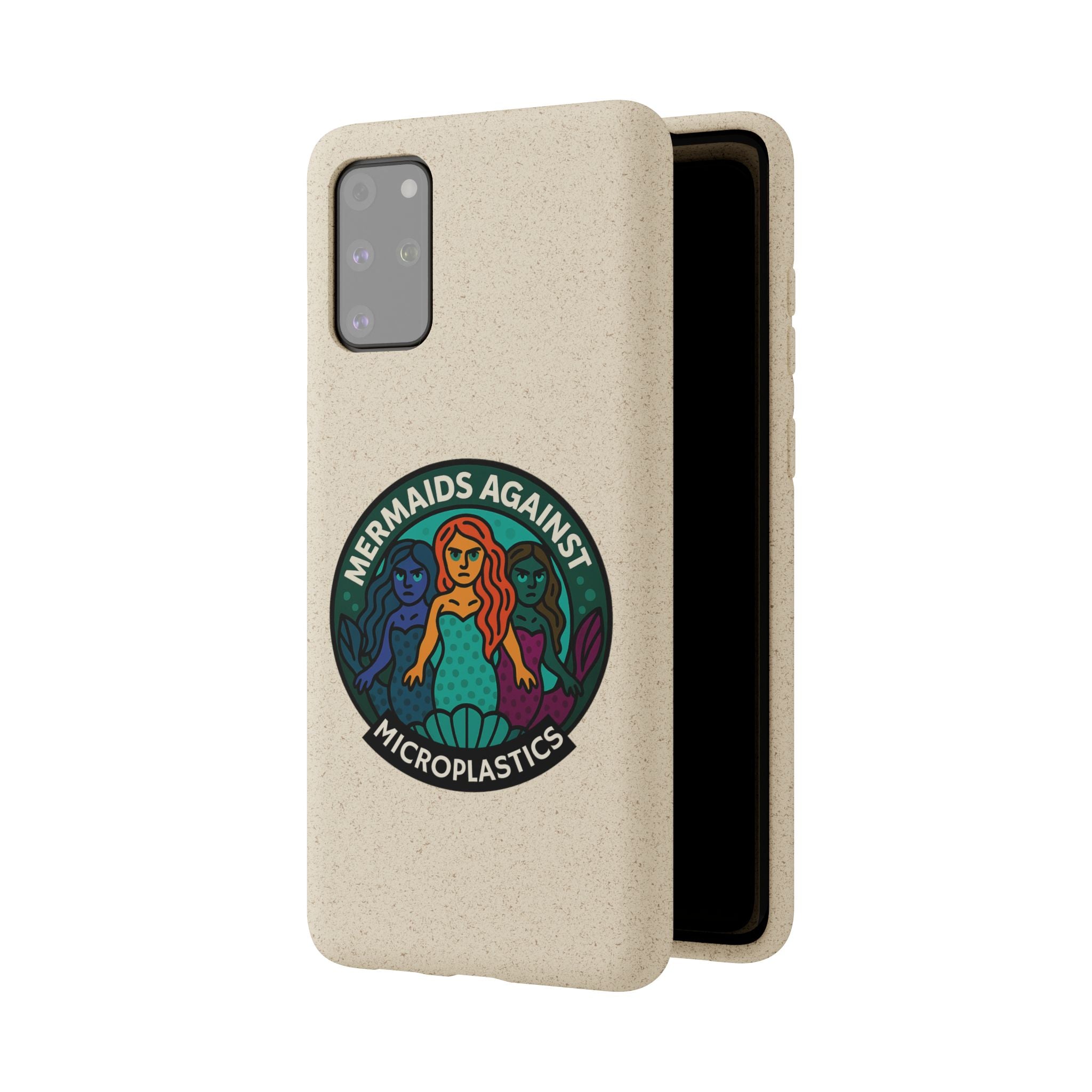 Mermaids Against Microplastics Biodegradable Phone Case