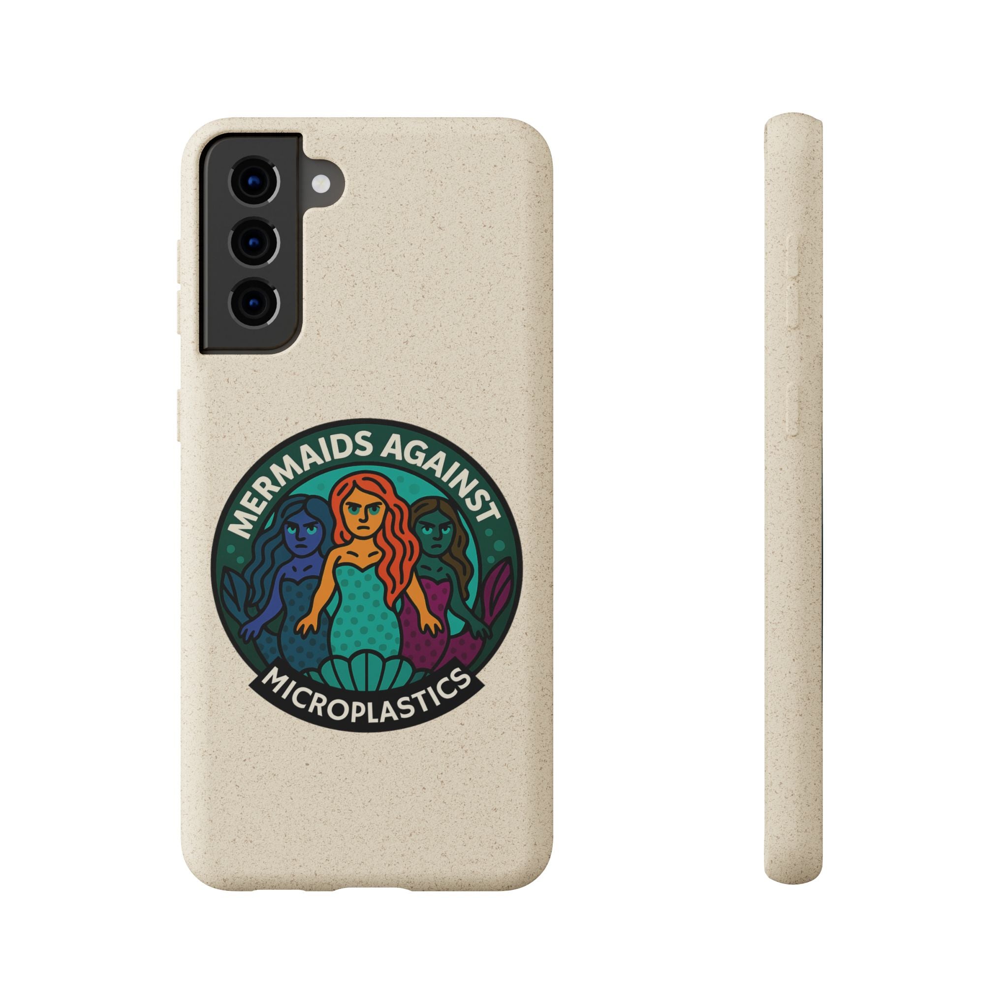 Mermaids Against Microplastics Biodegradable Phone Case