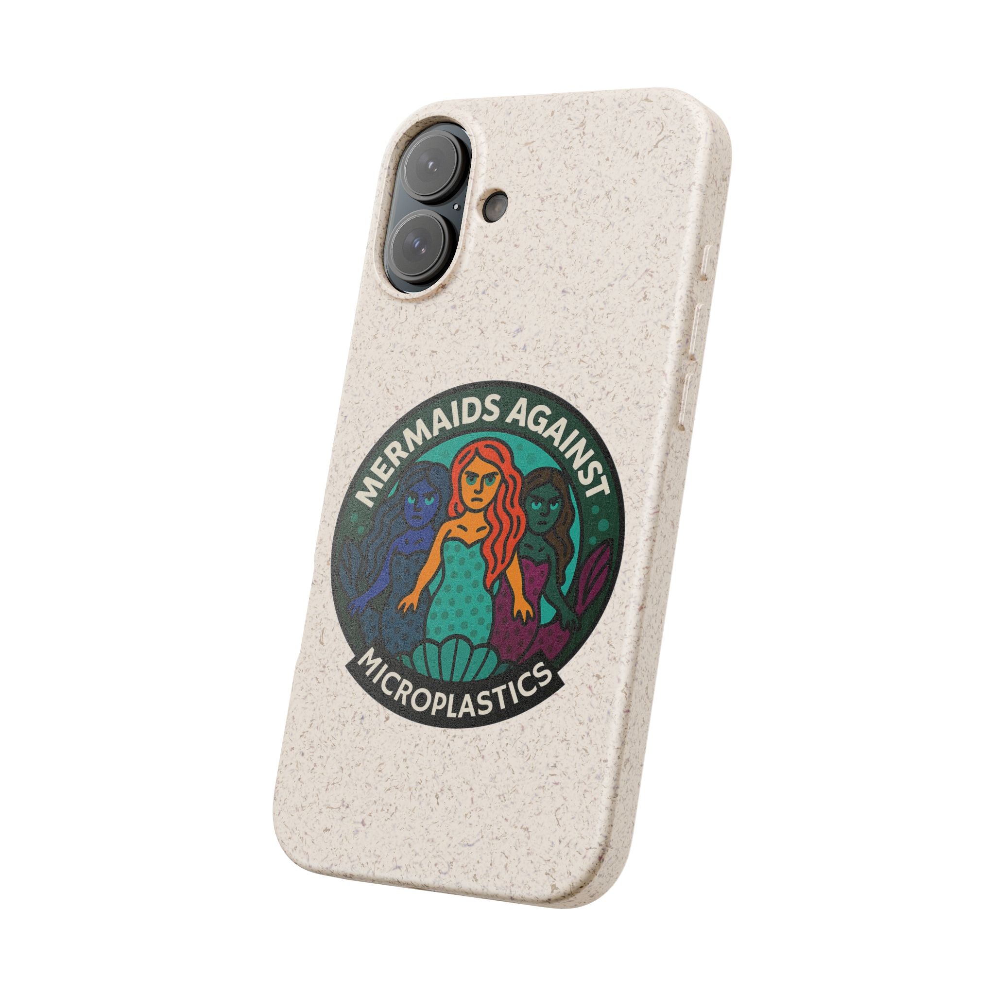 Mermaids Against Microplastics Biodegradable Phone Case