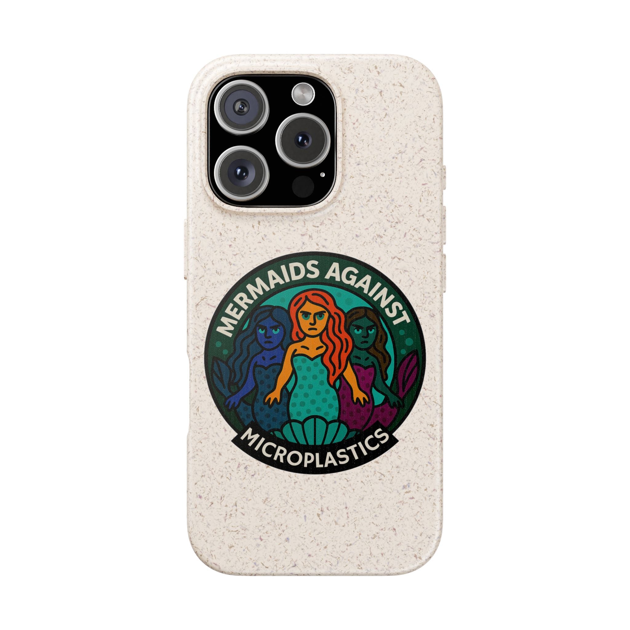 Mermaids Against Microplastics Biodegradable Phone Case