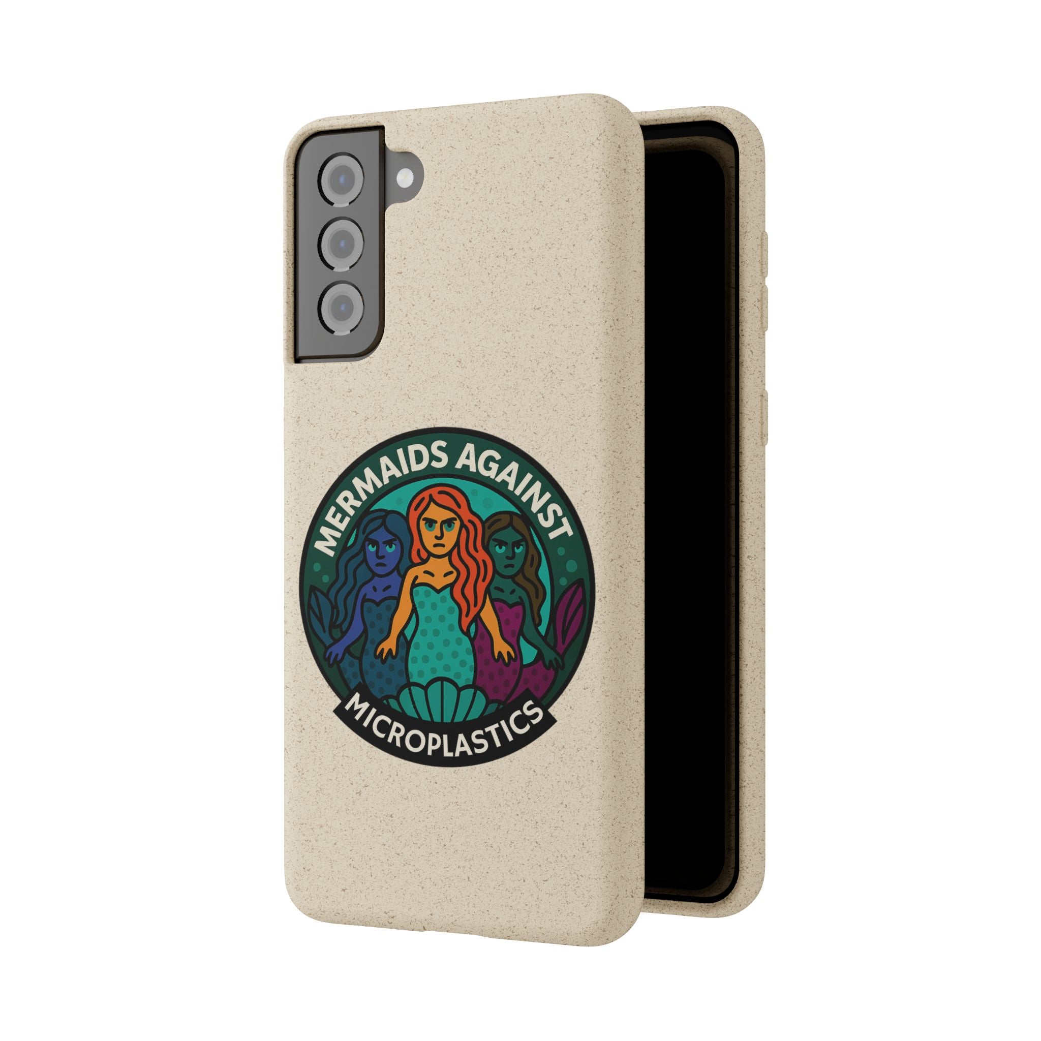 Mermaids Against Microplastics Biodegradable Phone Case