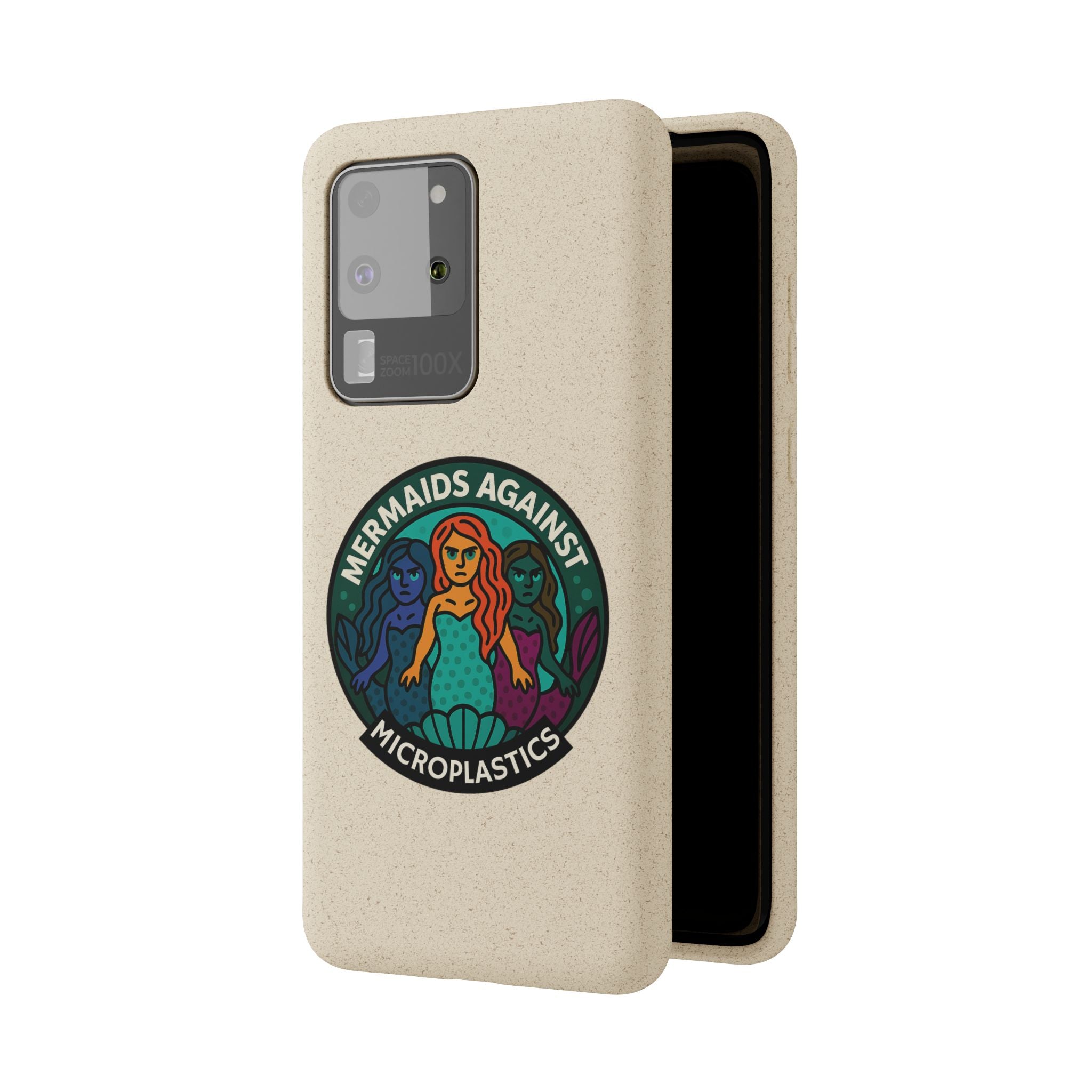 Mermaids Against Microplastics Biodegradable Phone Case