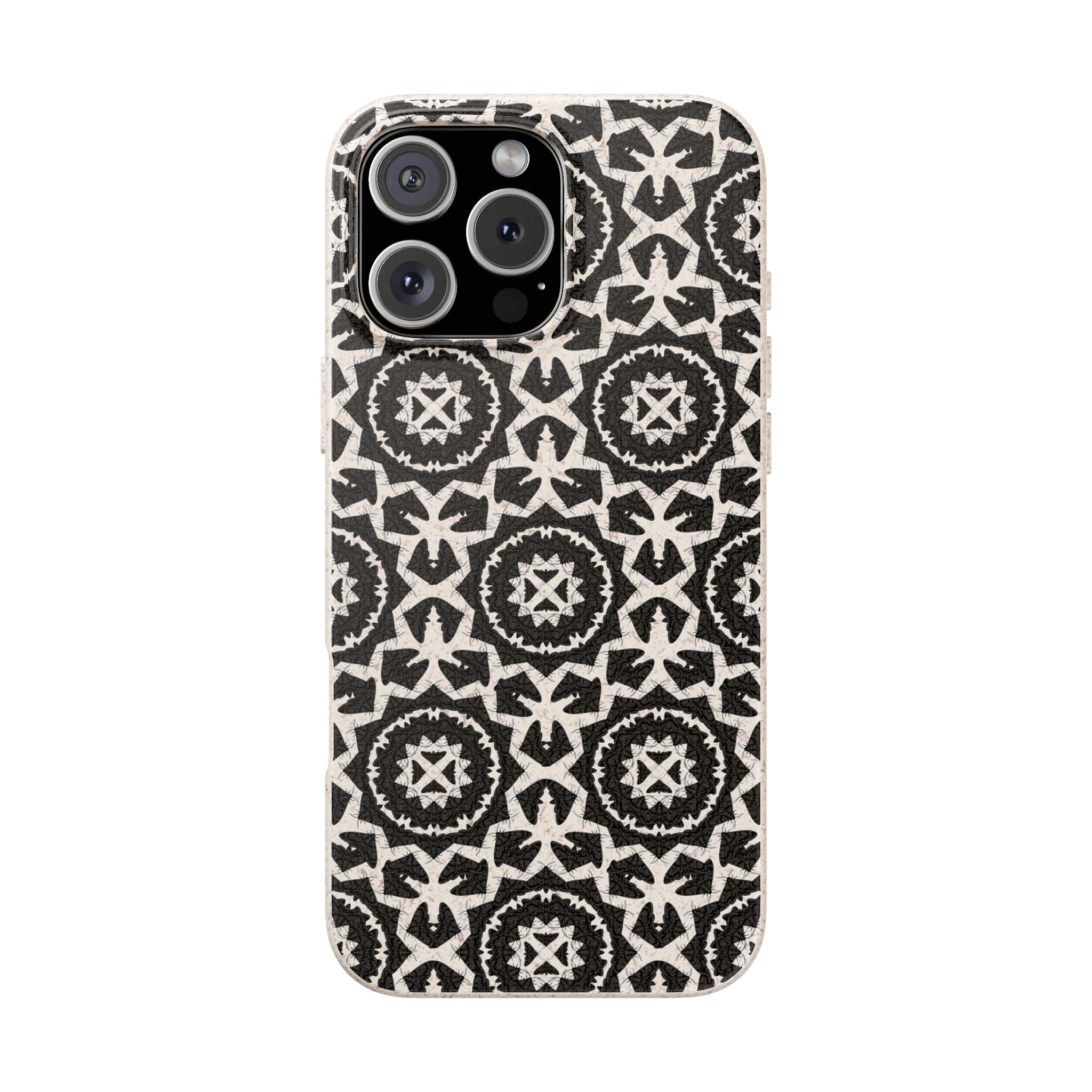 Blackburn's Sphinx Moth Kaleidoscope Biodegradable Phone Case