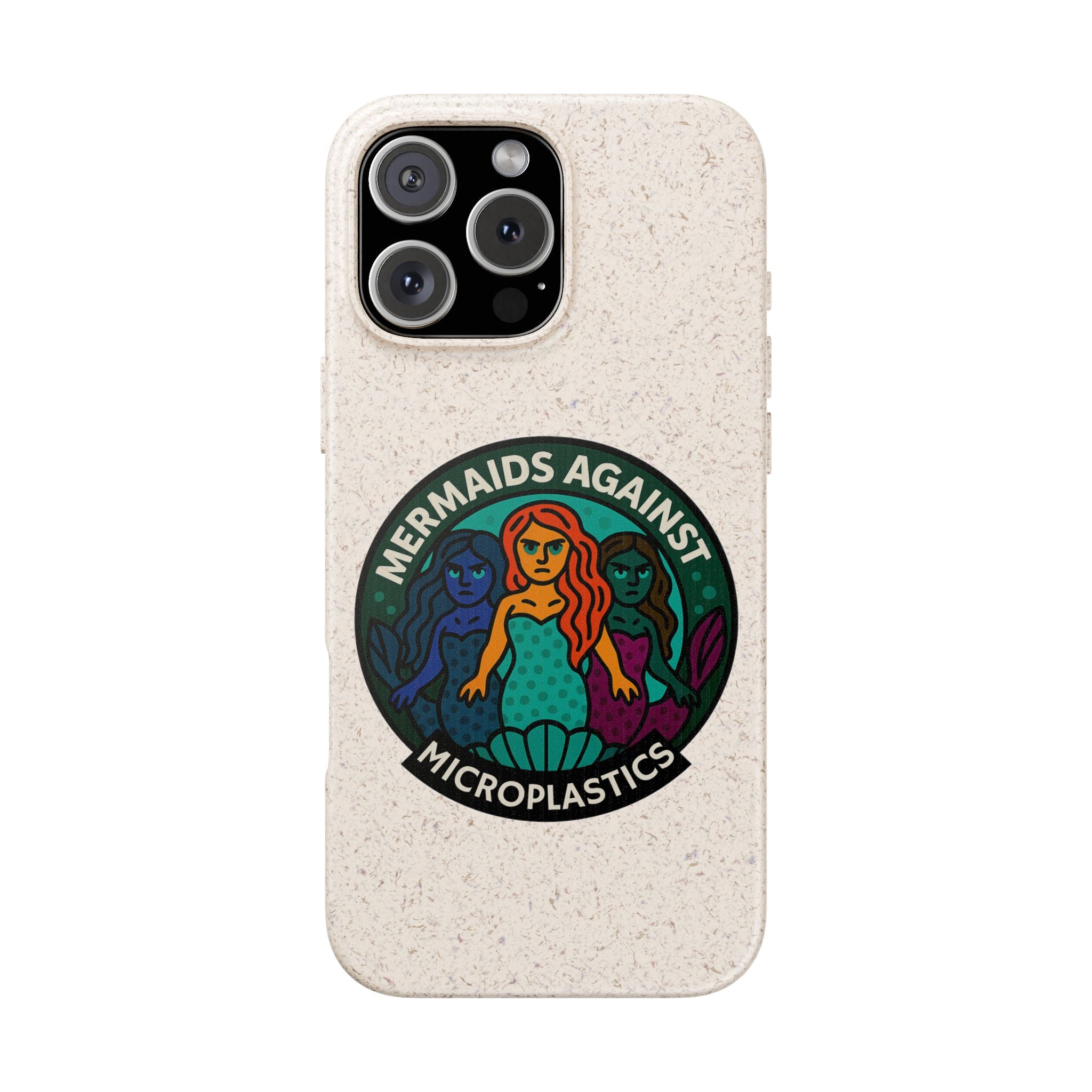 Mermaids Against Microplastics Biodegradable Phone Case