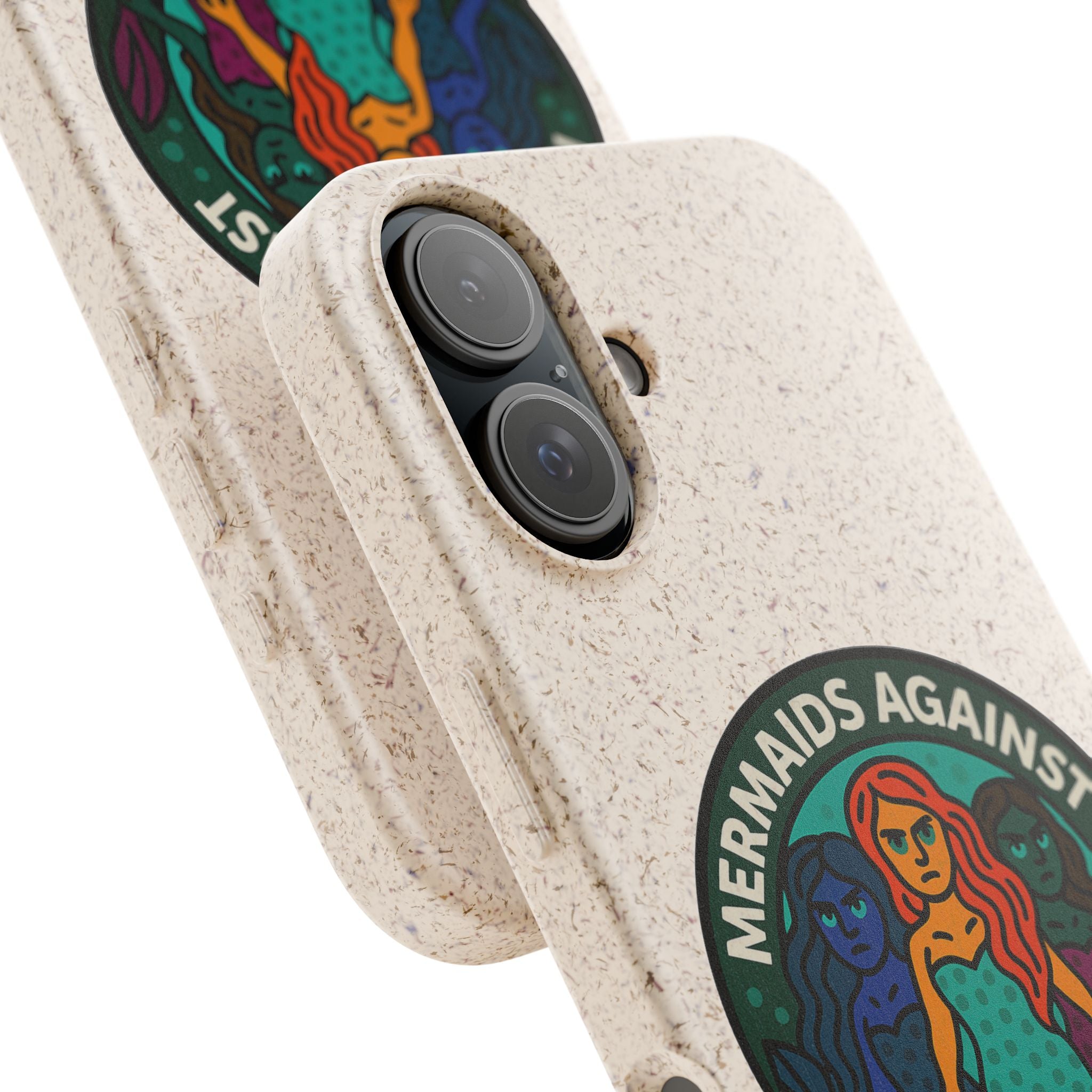 Mermaids Against Microplastics Biodegradable Phone Case