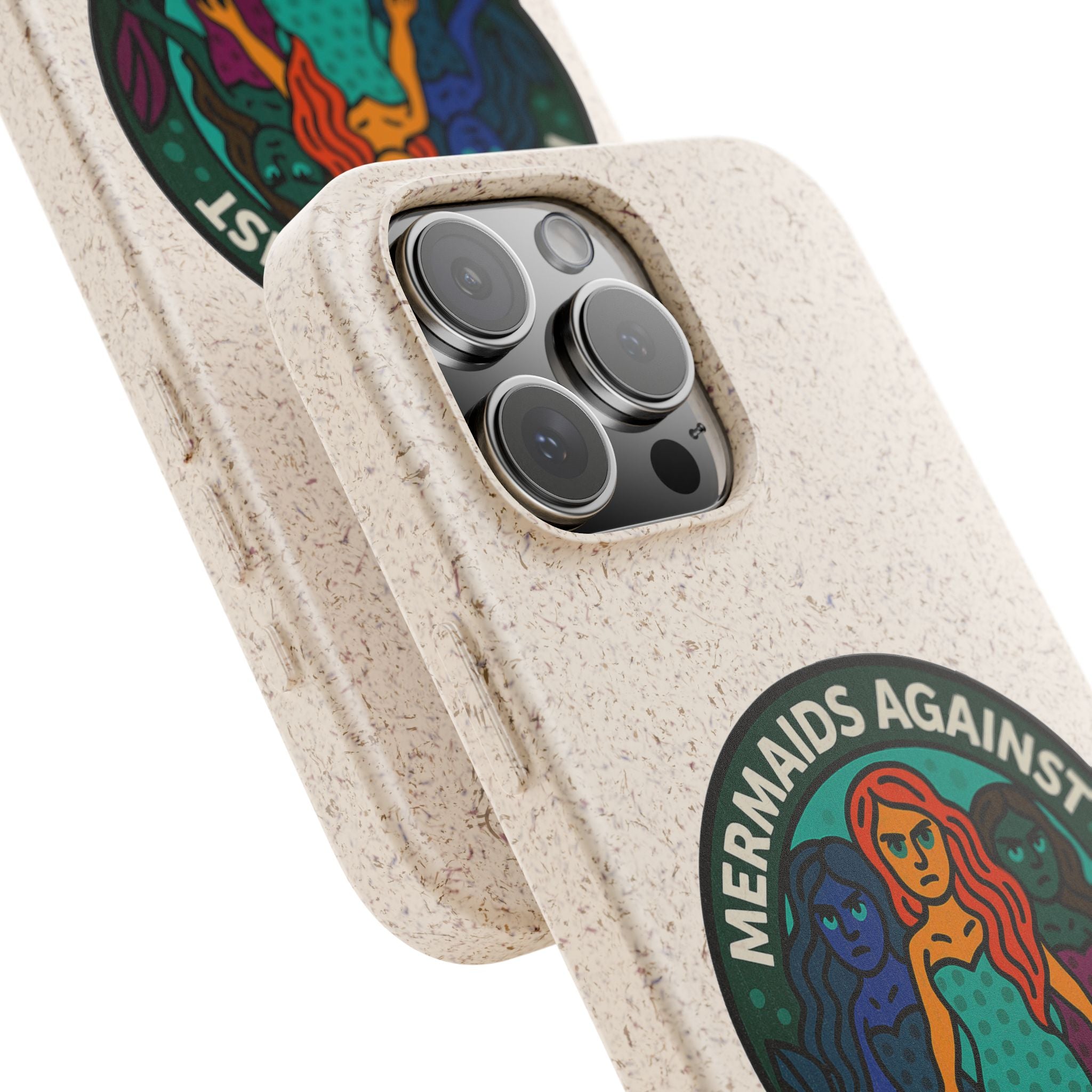 Mermaids Against Microplastics Biodegradable Phone Case