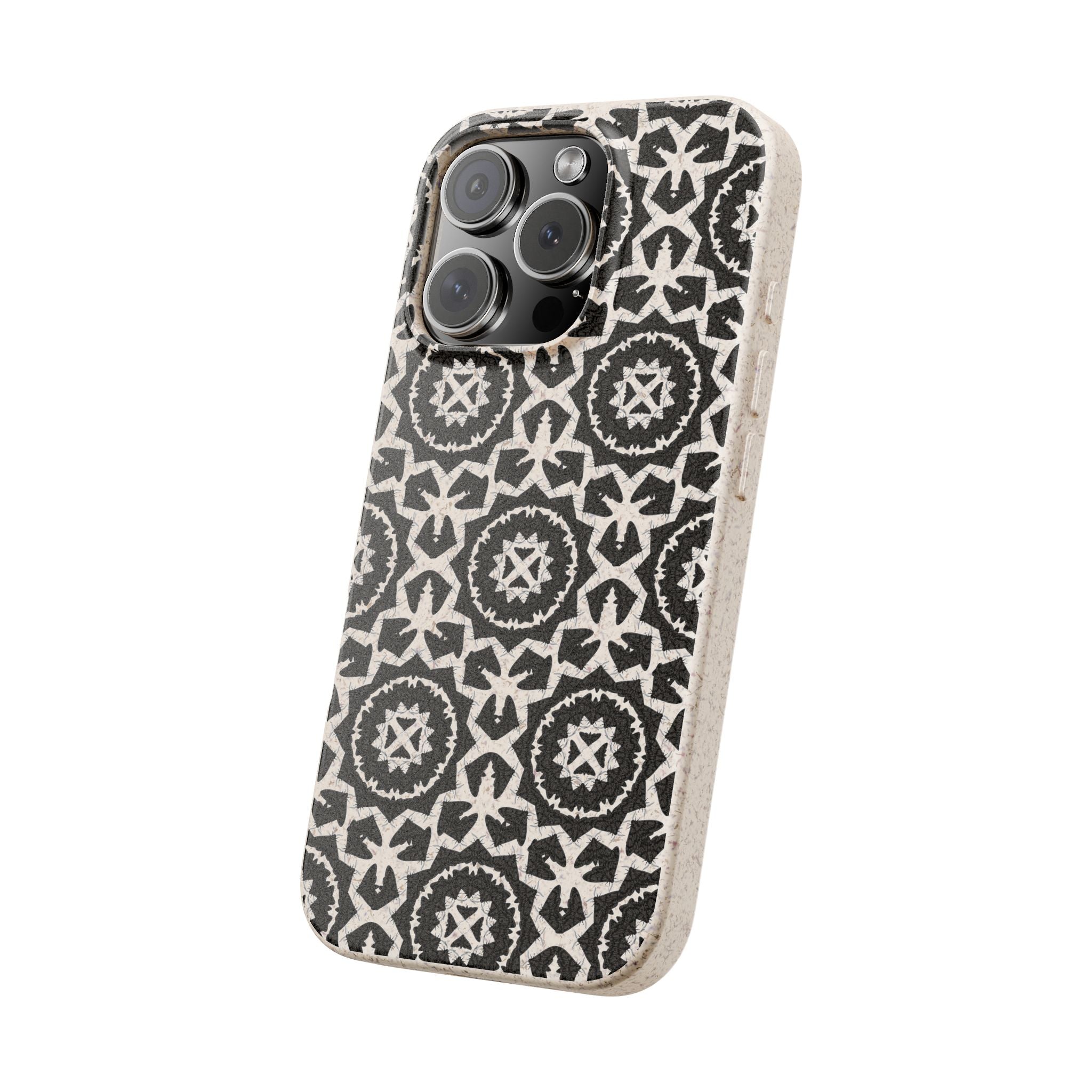 Blackburn's Sphinx Moth Kaleidoscope Biodegradable Phone Case