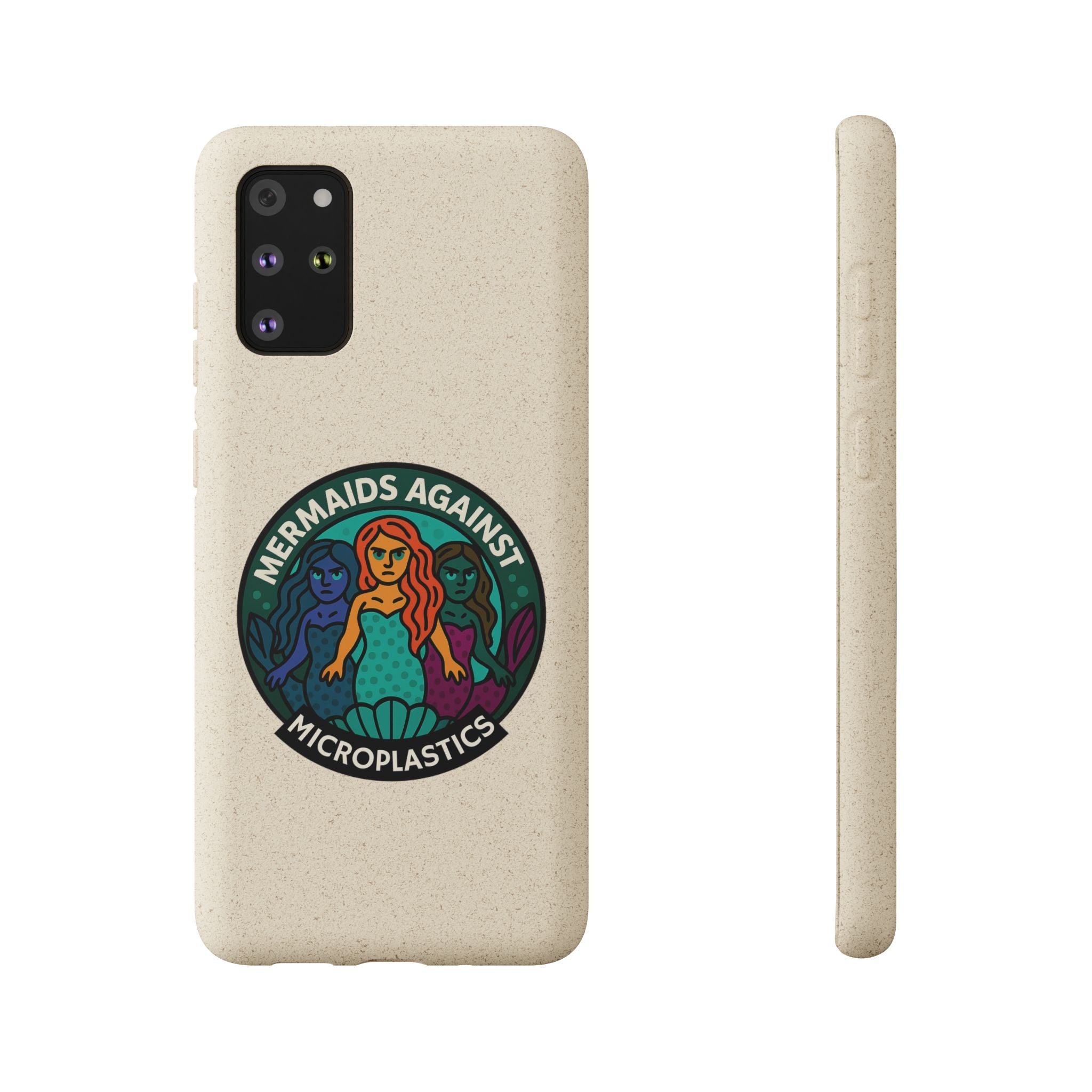 Mermaids Against Microplastics Biodegradable Phone Case