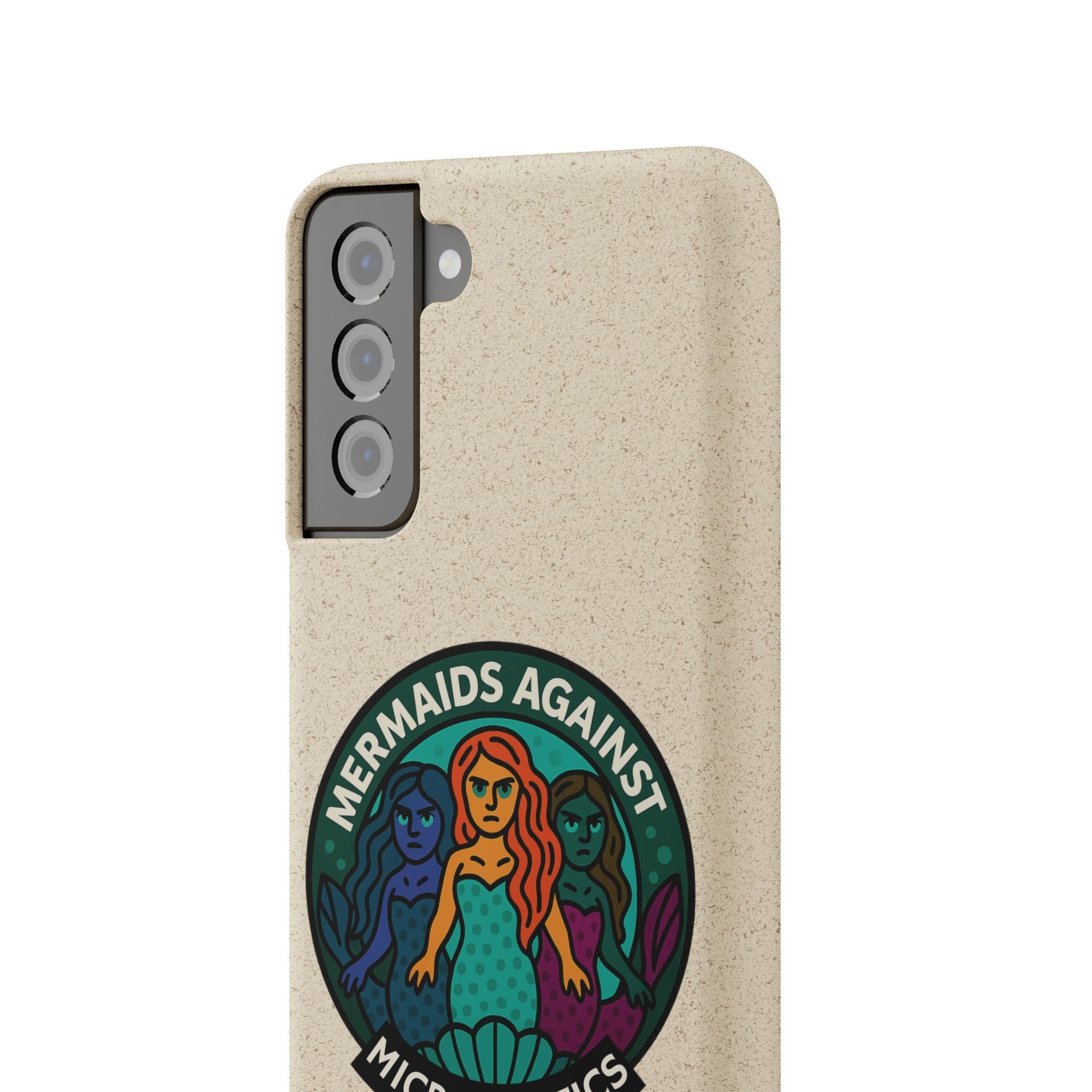 Mermaids Against Microplastics Biodegradable Phone Case