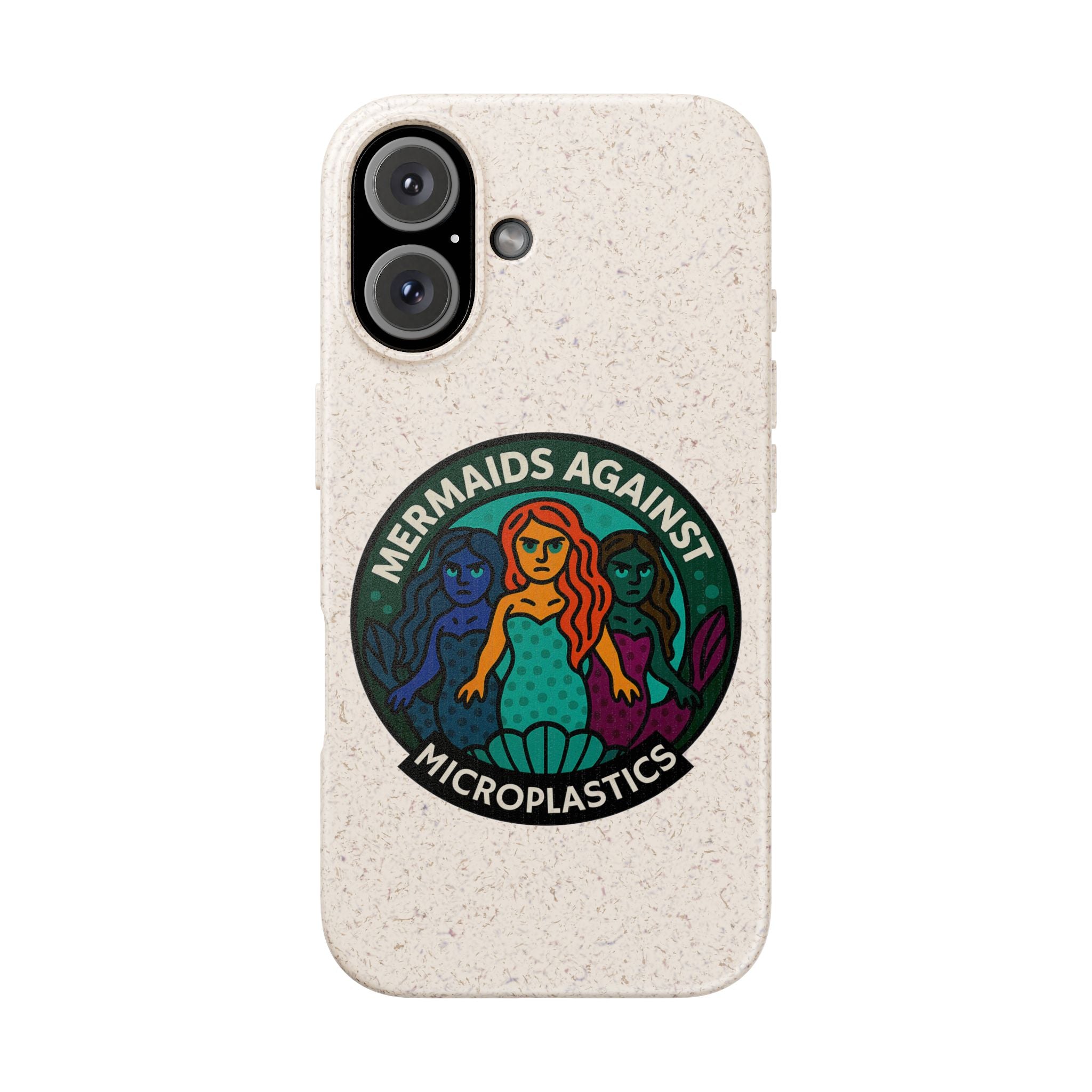 Mermaids Against Microplastics Biodegradable Phone Case