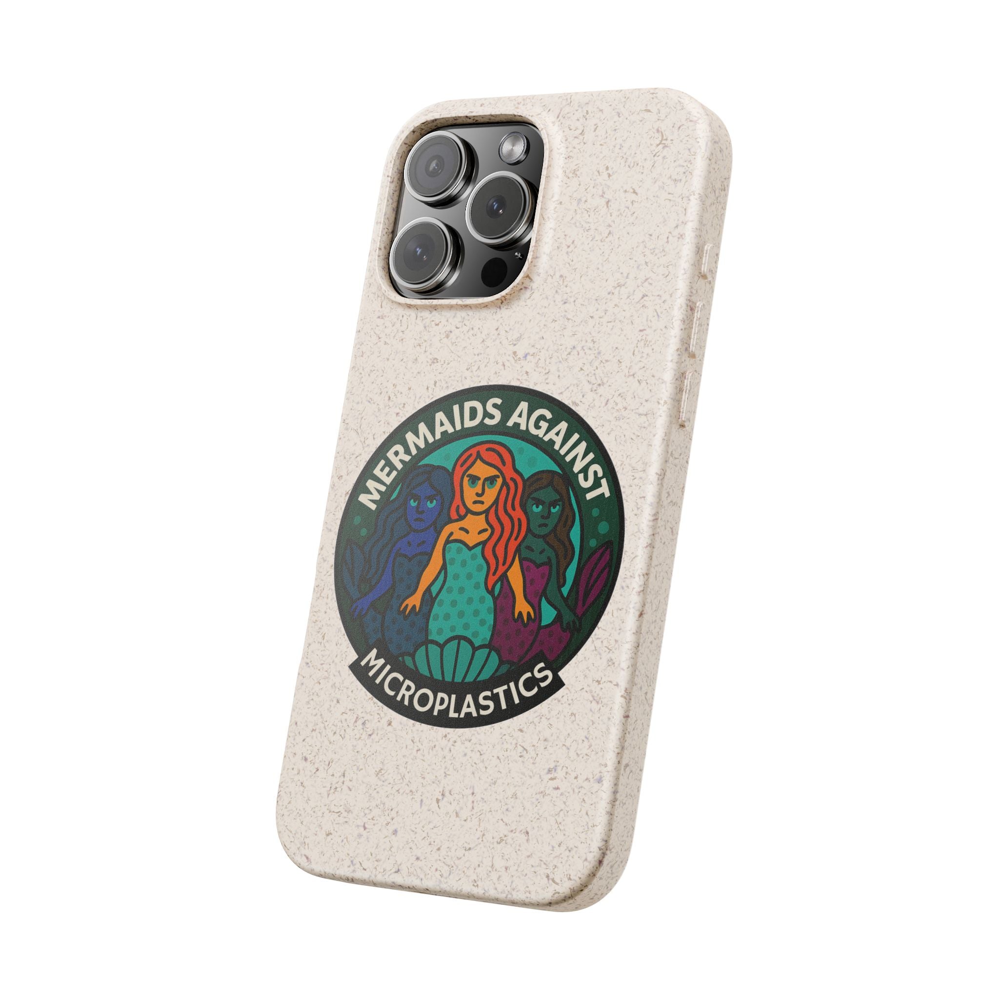 Mermaids Against Microplastics Biodegradable Phone Case