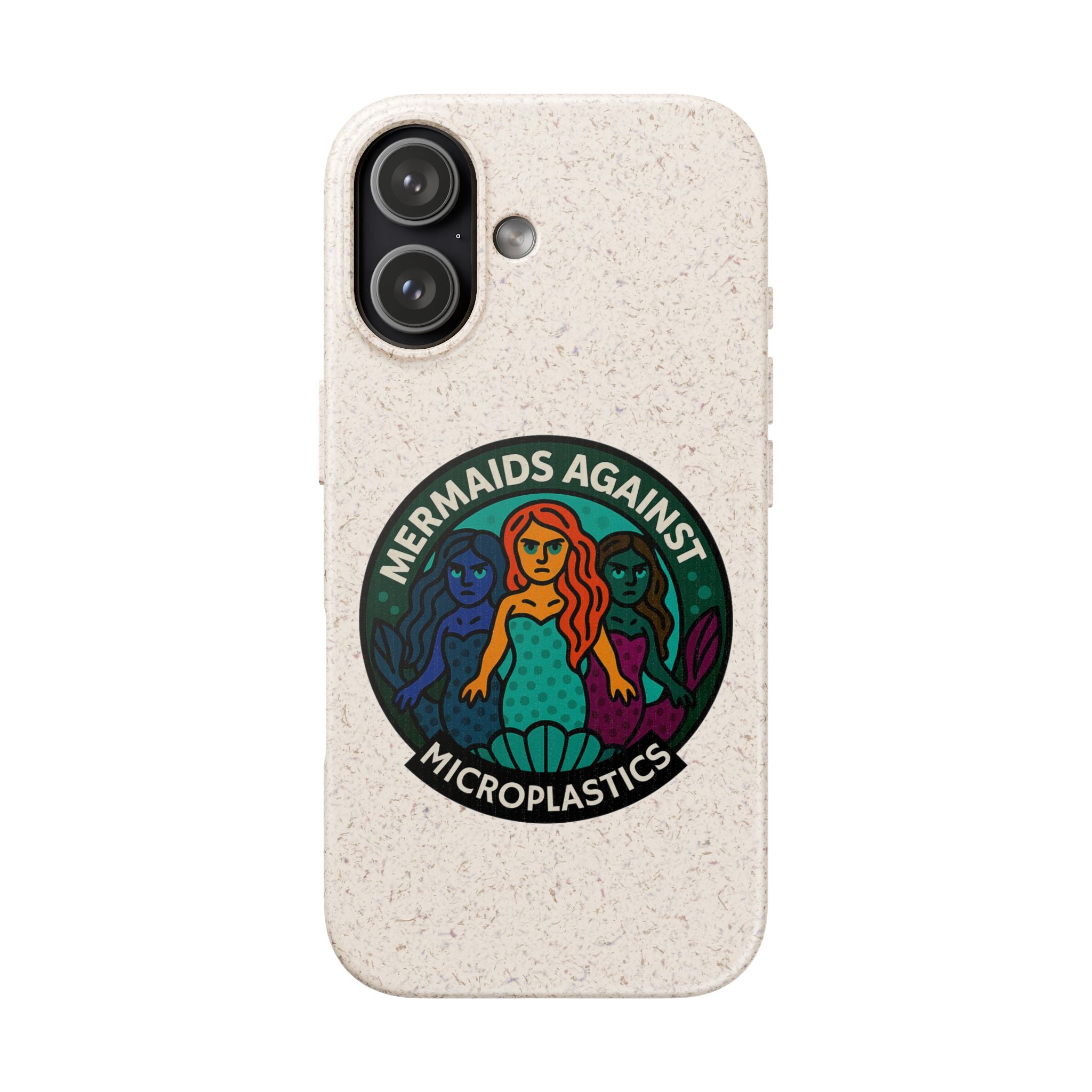 Mermaids Against Microplastics Biodegradable Phone Case