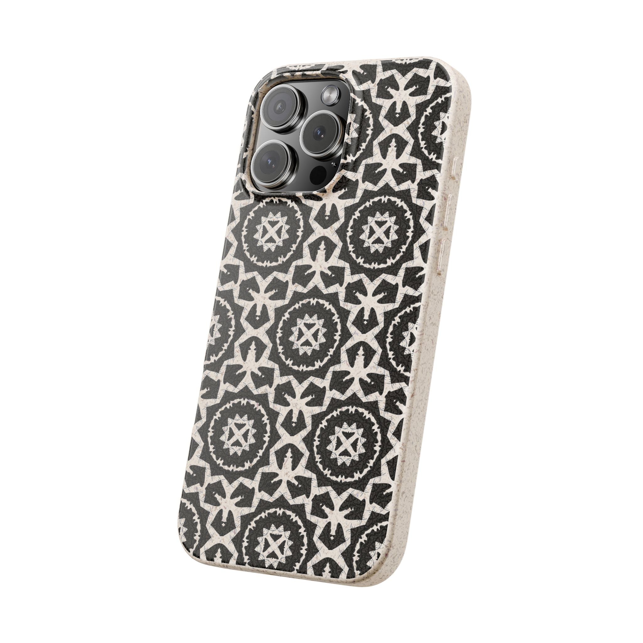 Blackburn's Sphinx Moth Kaleidoscope Biodegradable Phone Case
