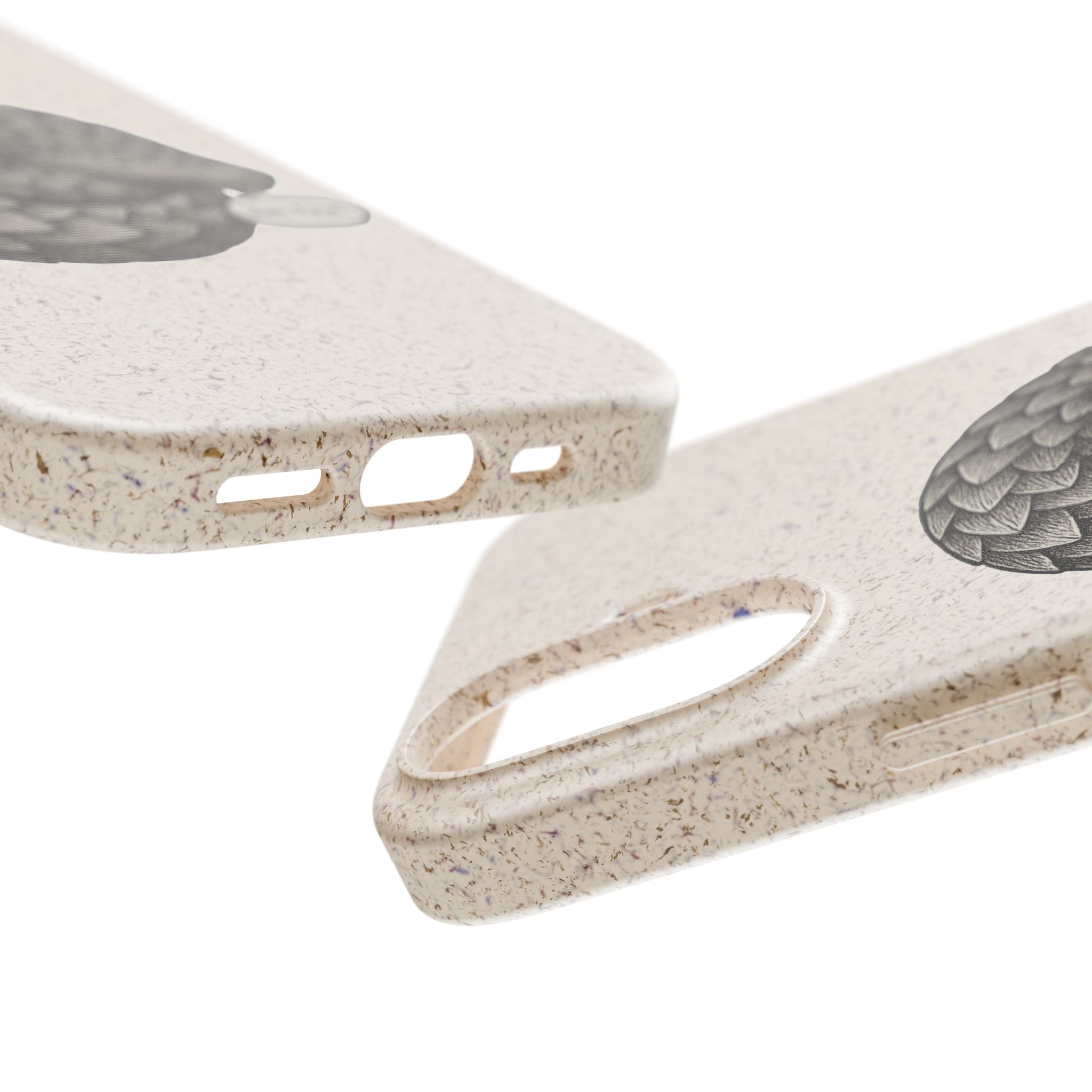 Anxious Pangolin "I'm Fine" Biodegradable Phone Case