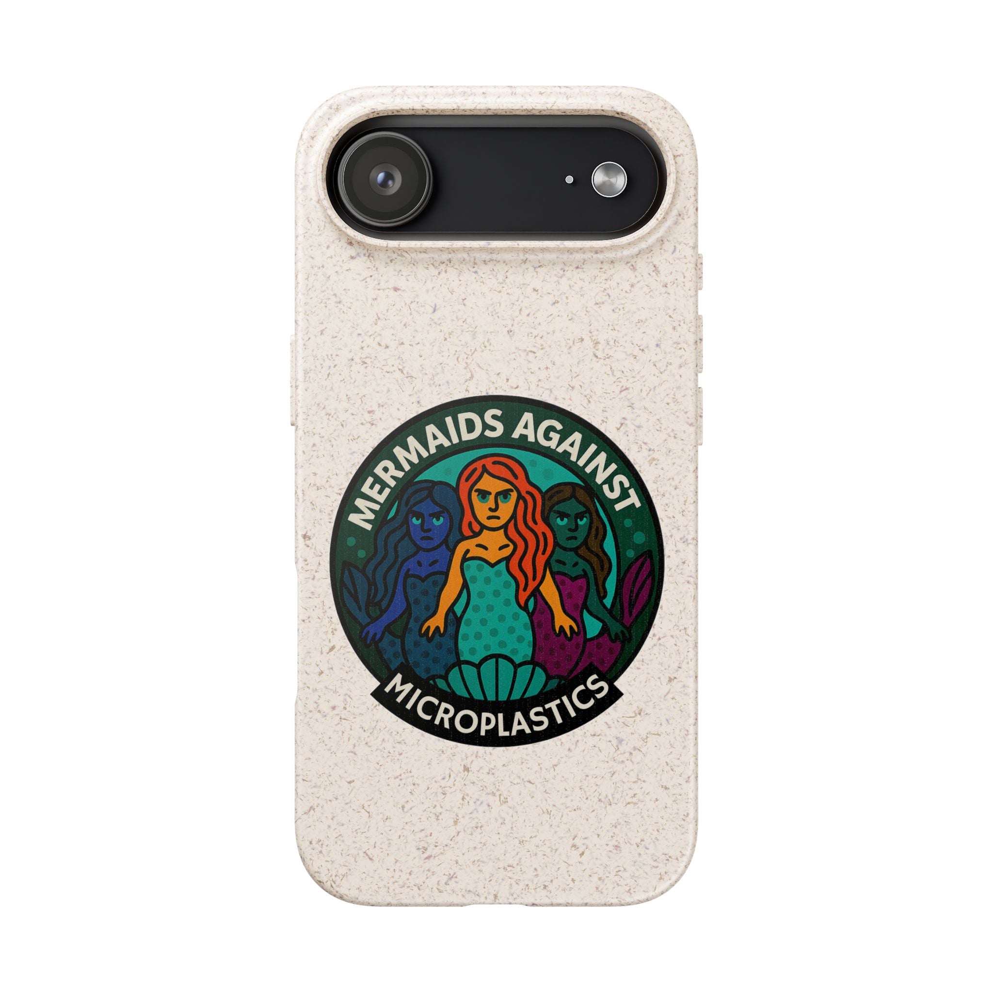 Mermaids Against Microplastics Biodegradable Phone Case