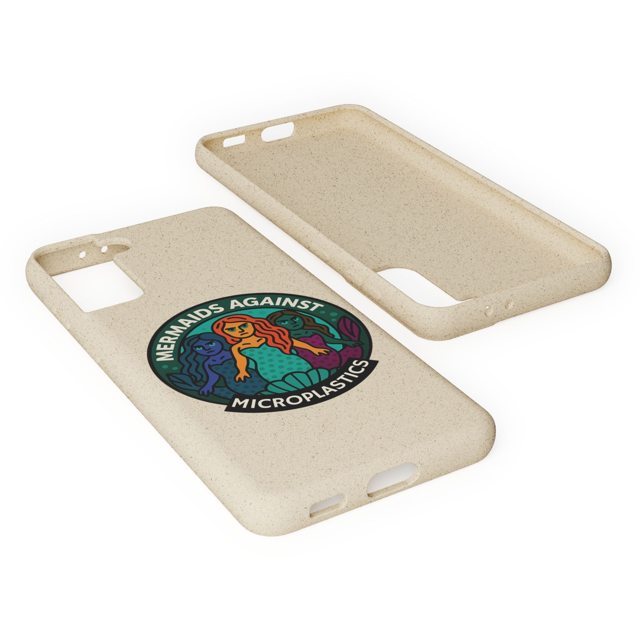 Mermaids Against Microplastics Biodegradable Phone Case