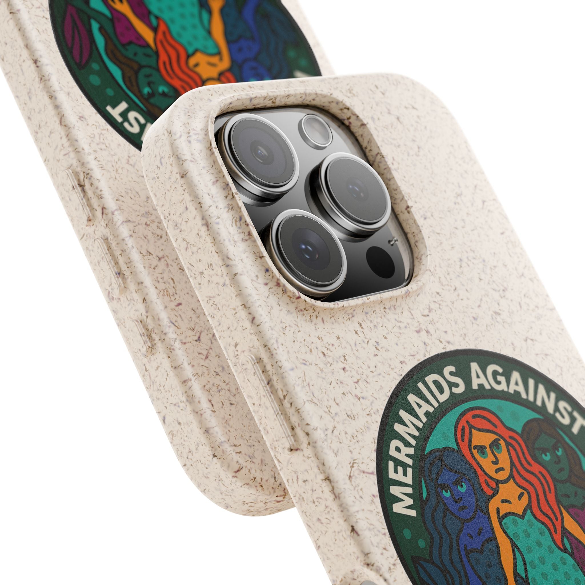 Mermaids Against Microplastics Biodegradable Phone Case