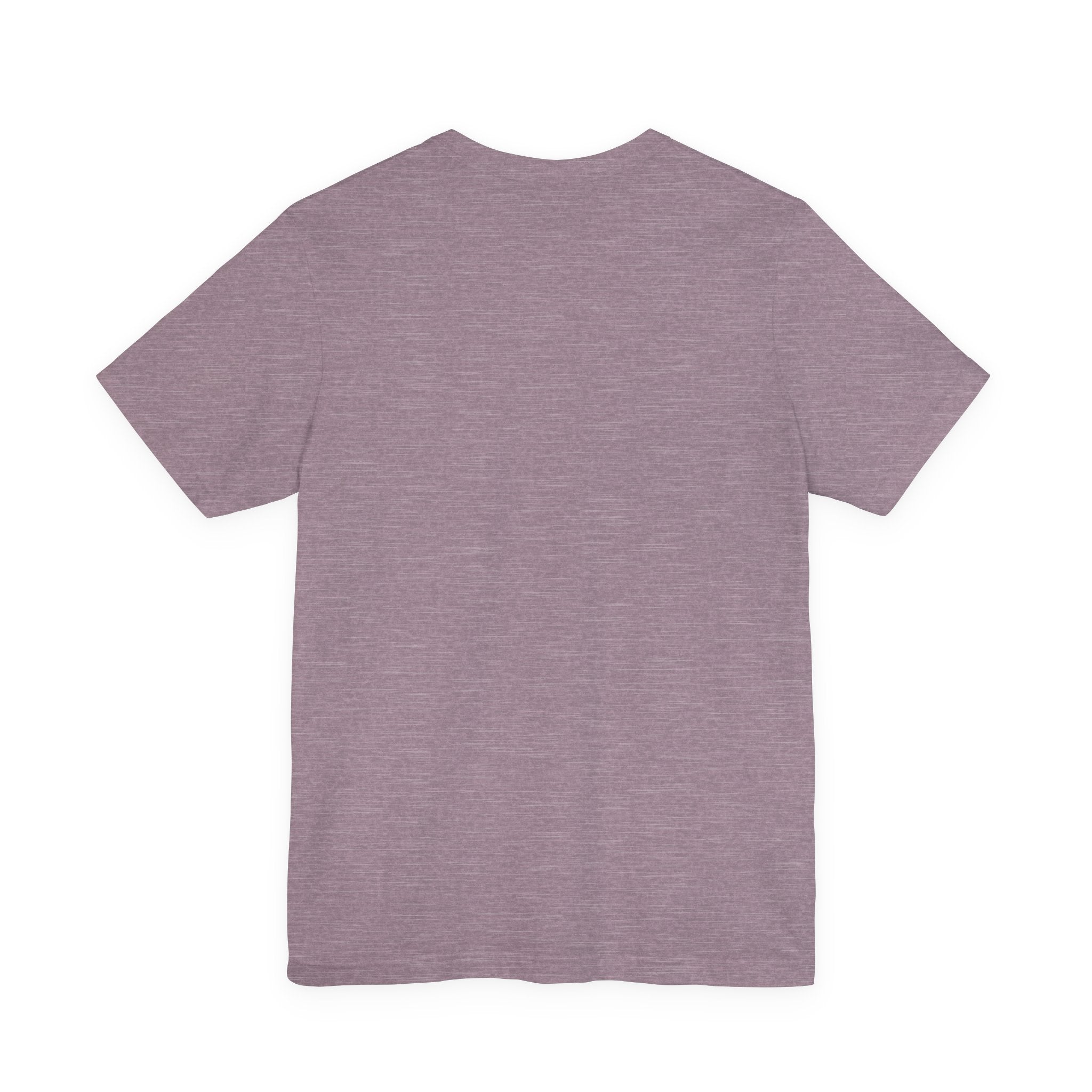 Purple t-shirt on a white background
