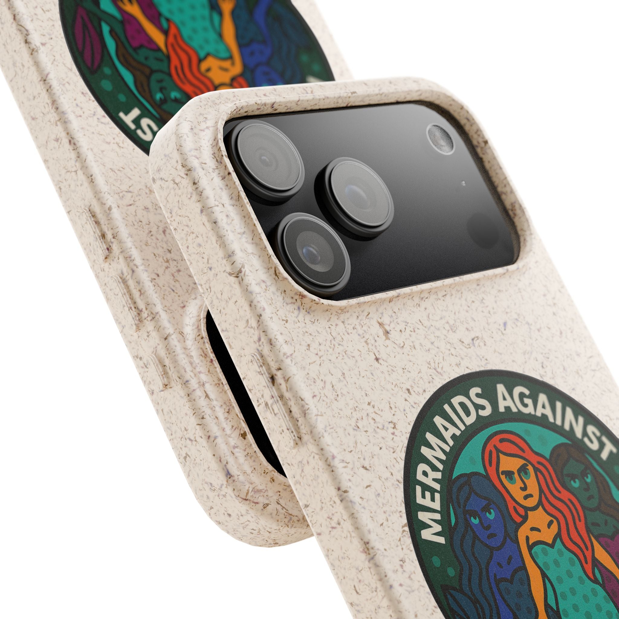 Mermaids Against Microplastics Biodegradable Phone Case