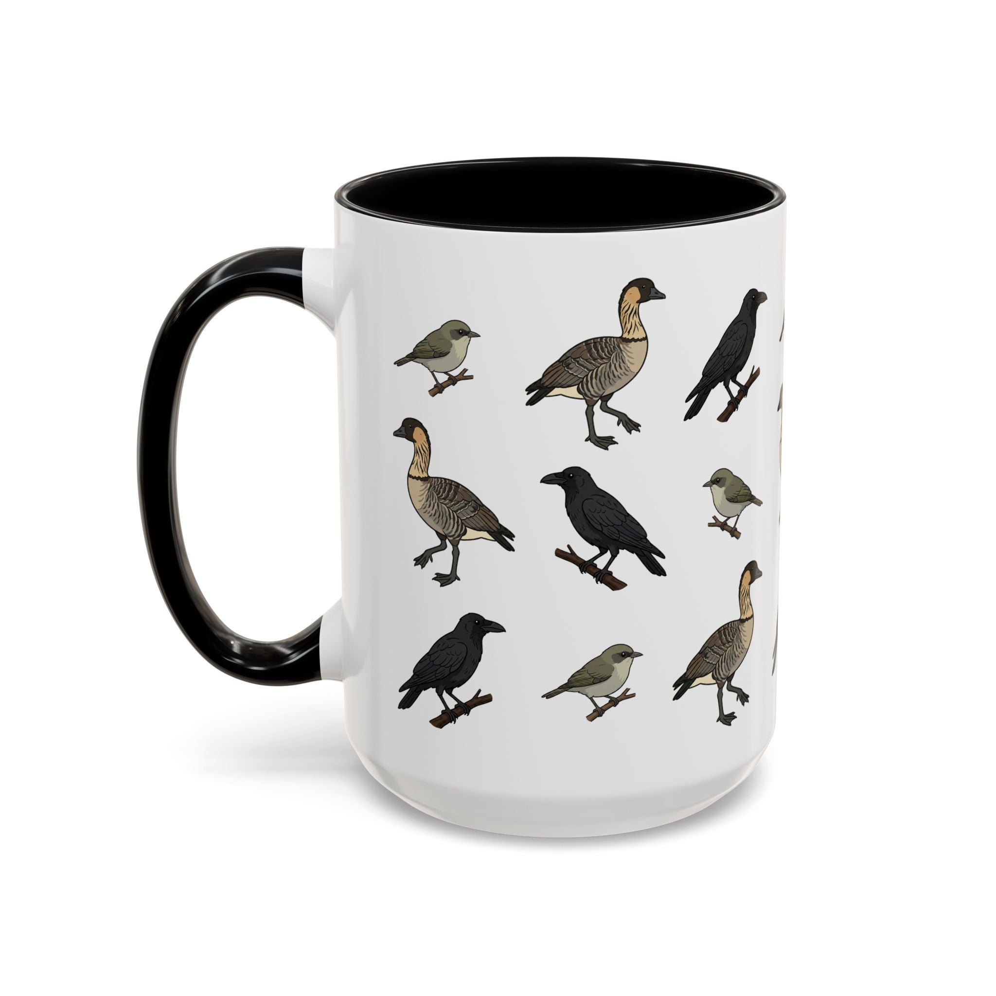 Endangered Hawaiian Birds Accent Mug