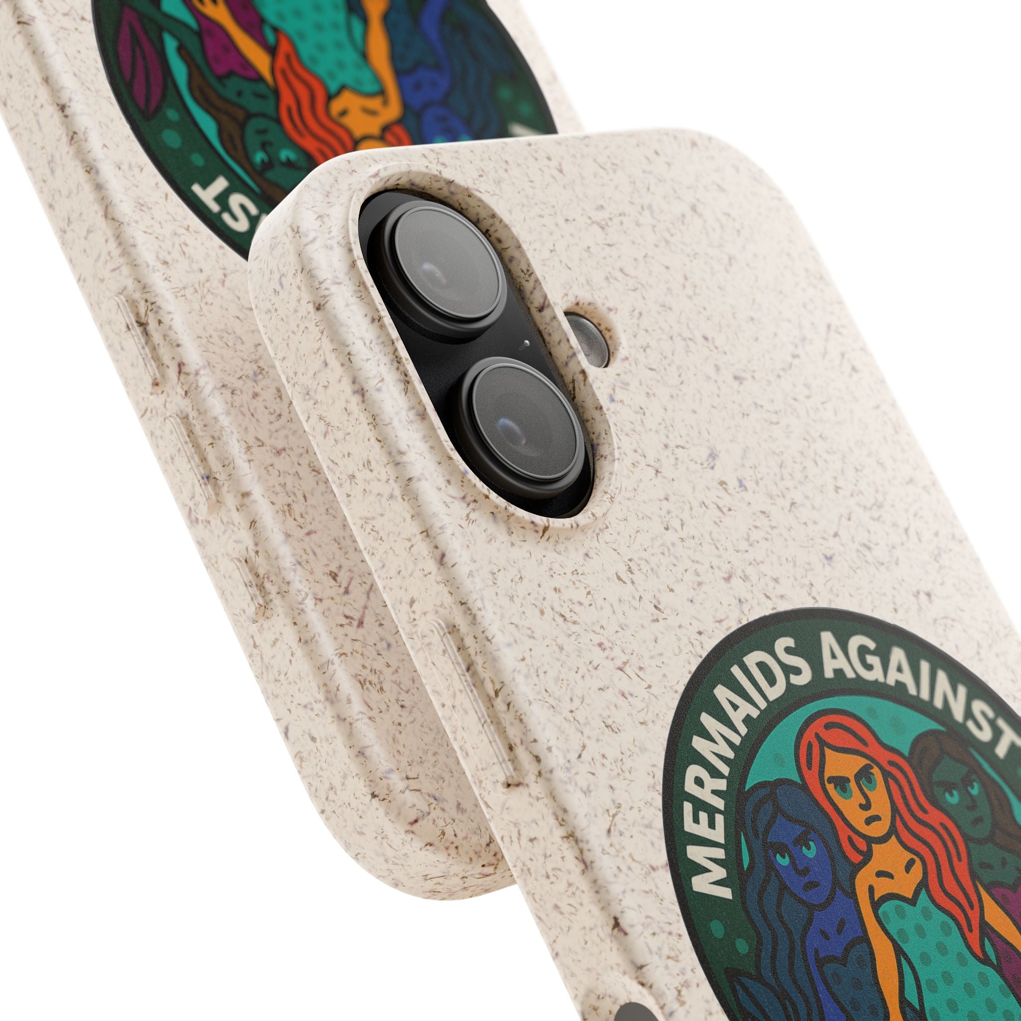 Mermaids Against Microplastics Biodegradable Phone Case