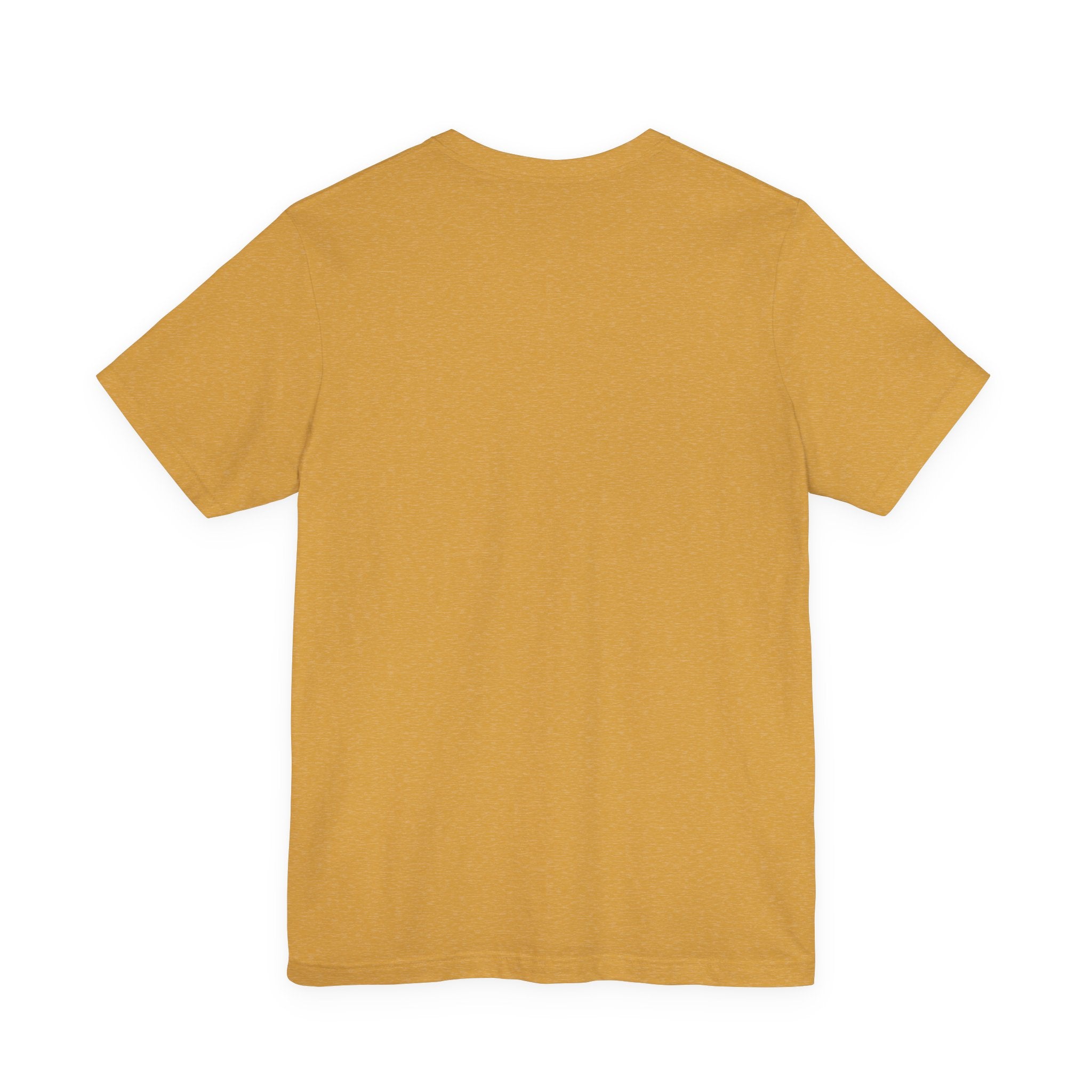 Yellow t-shirt on a white background