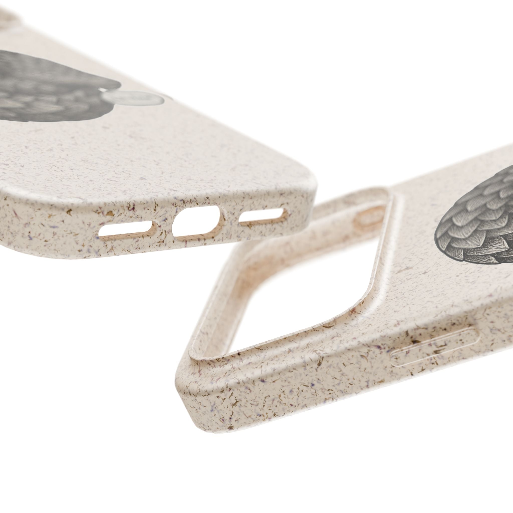 Anxious Pangolin "I'm Fine" Biodegradable Phone Case