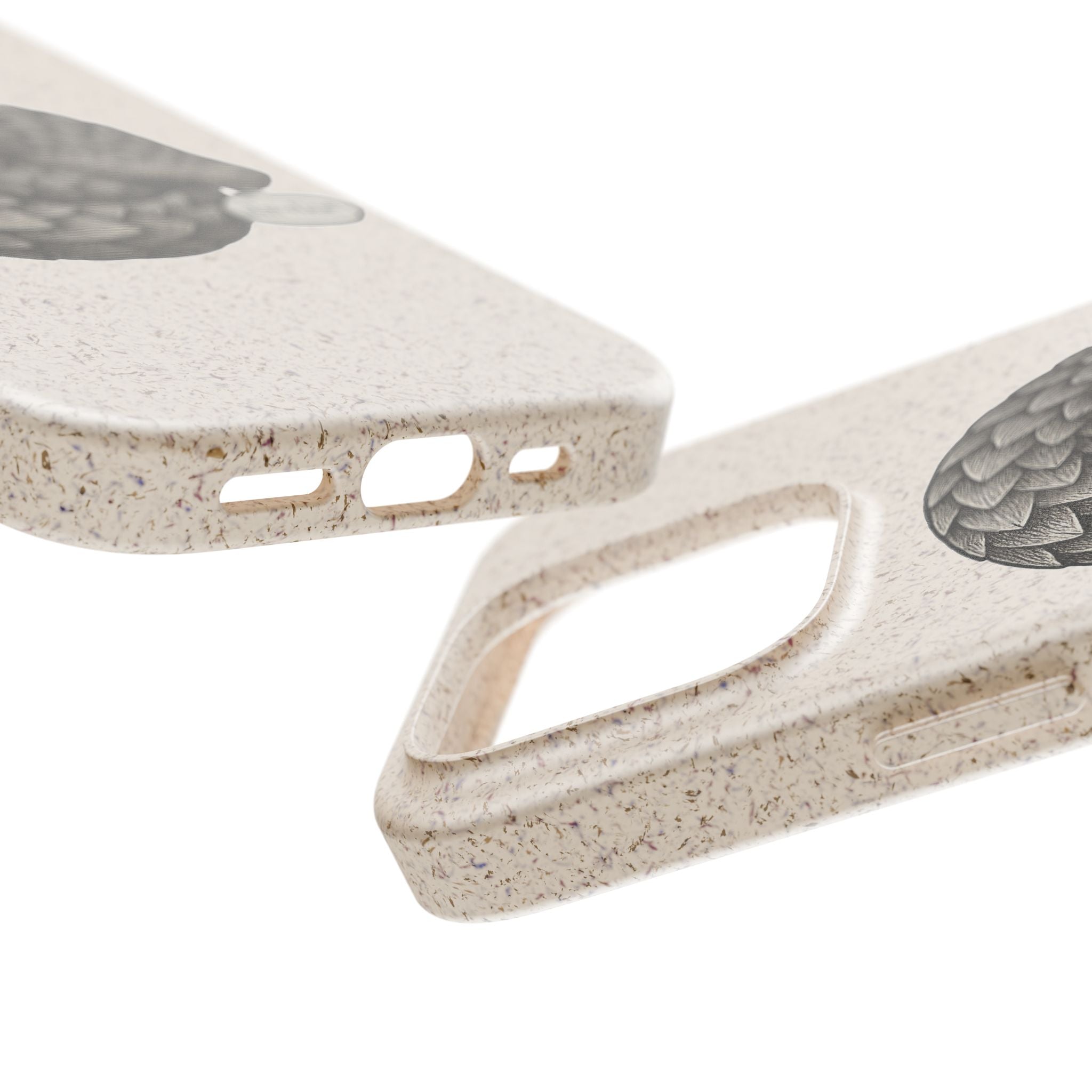 Anxious Pangolin "I'm Fine" Biodegradable Phone Case