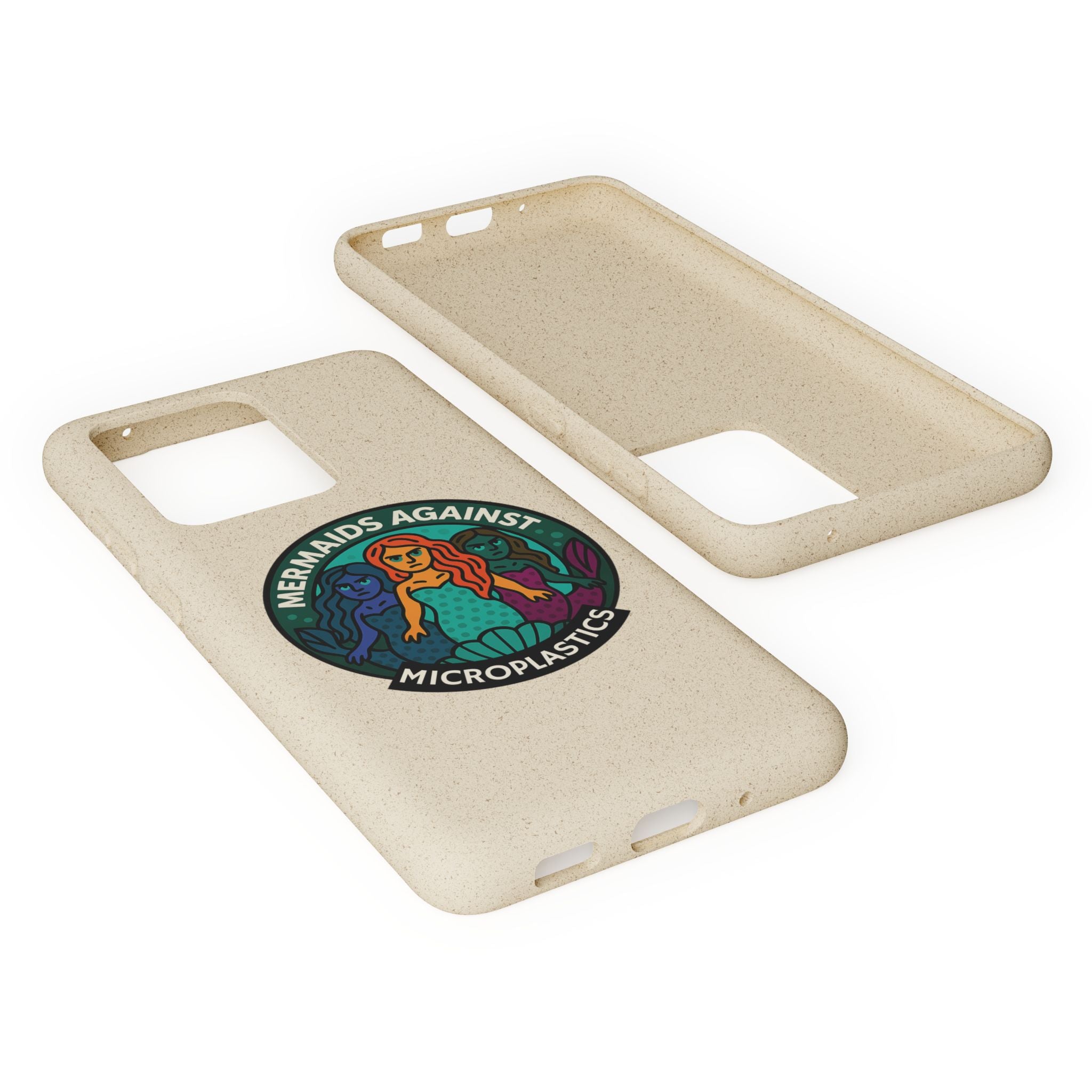 Mermaids Against Microplastics Biodegradable Phone Case