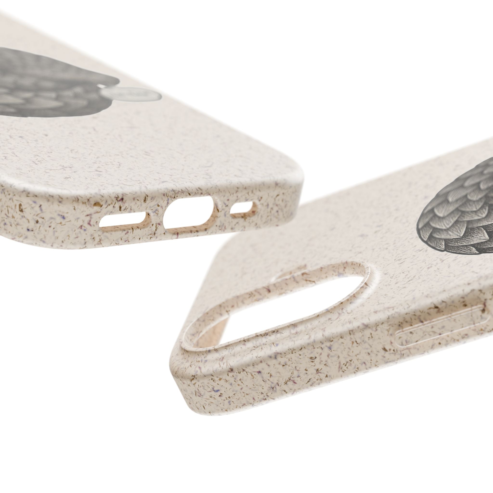 Anxious Pangolin "I'm Fine" Biodegradable Phone Case