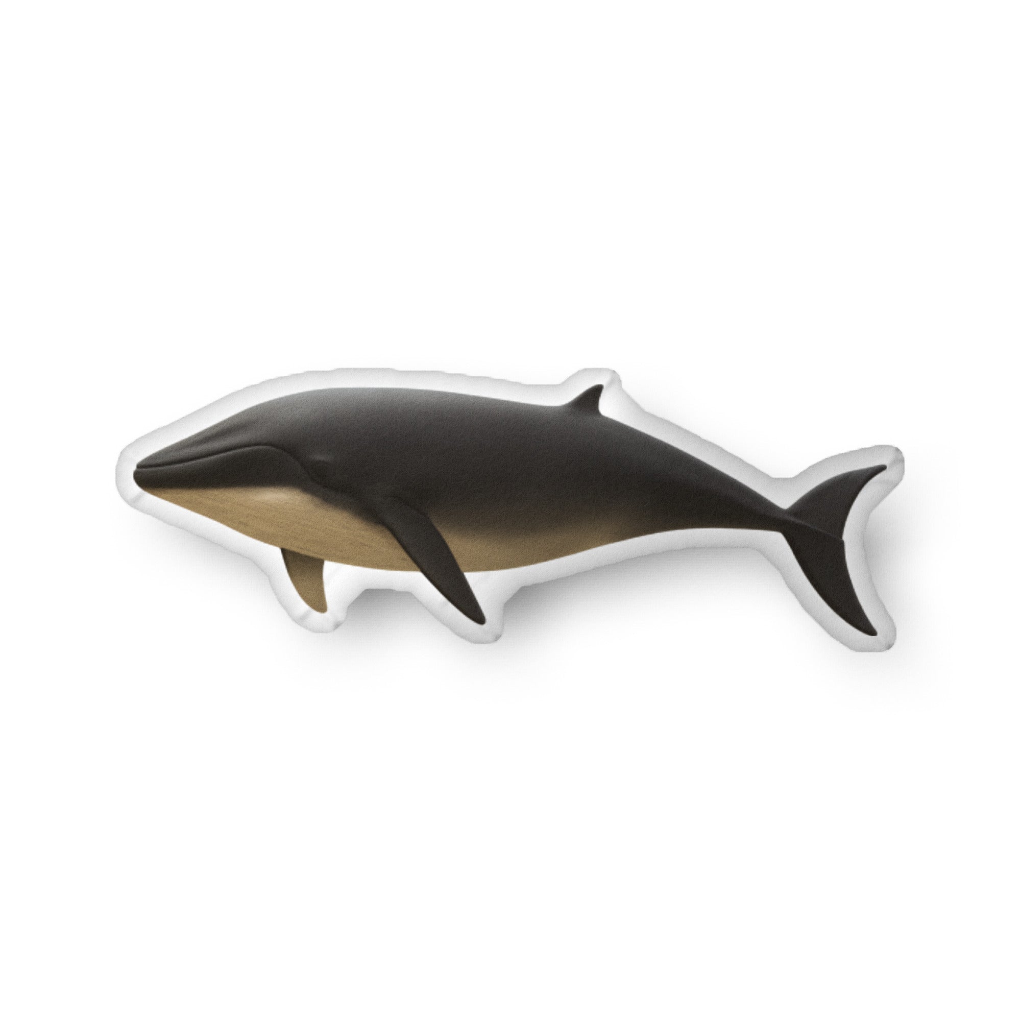 Rice's whale shaped pillow by Soon To Be Mythical