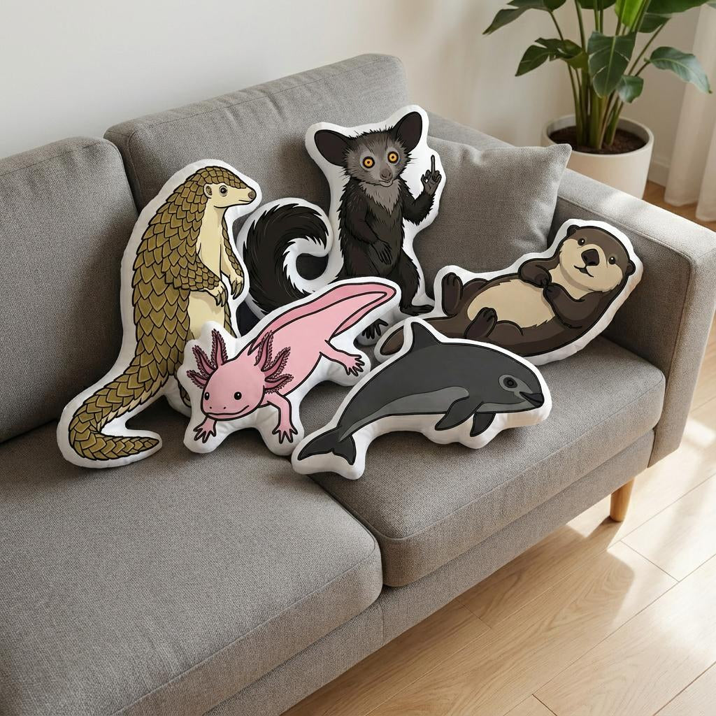 They are all shaped as their ani 0