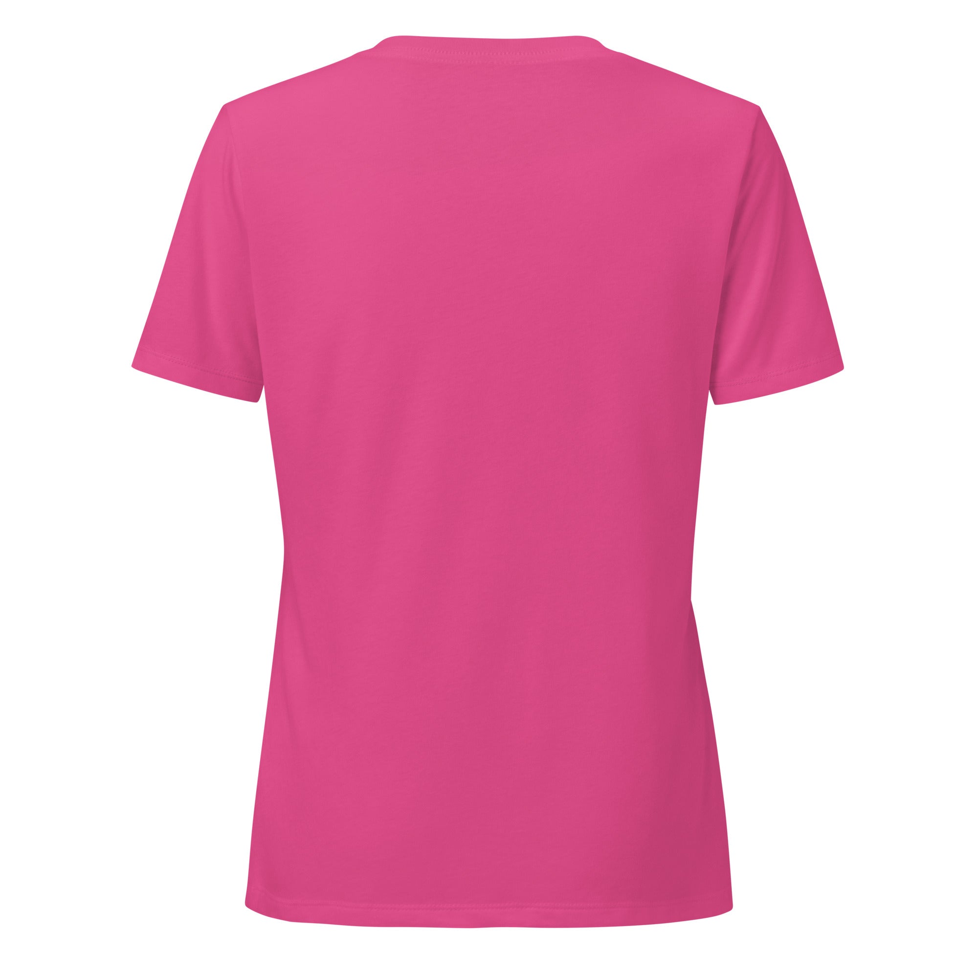 Pink t-shirt on a white background