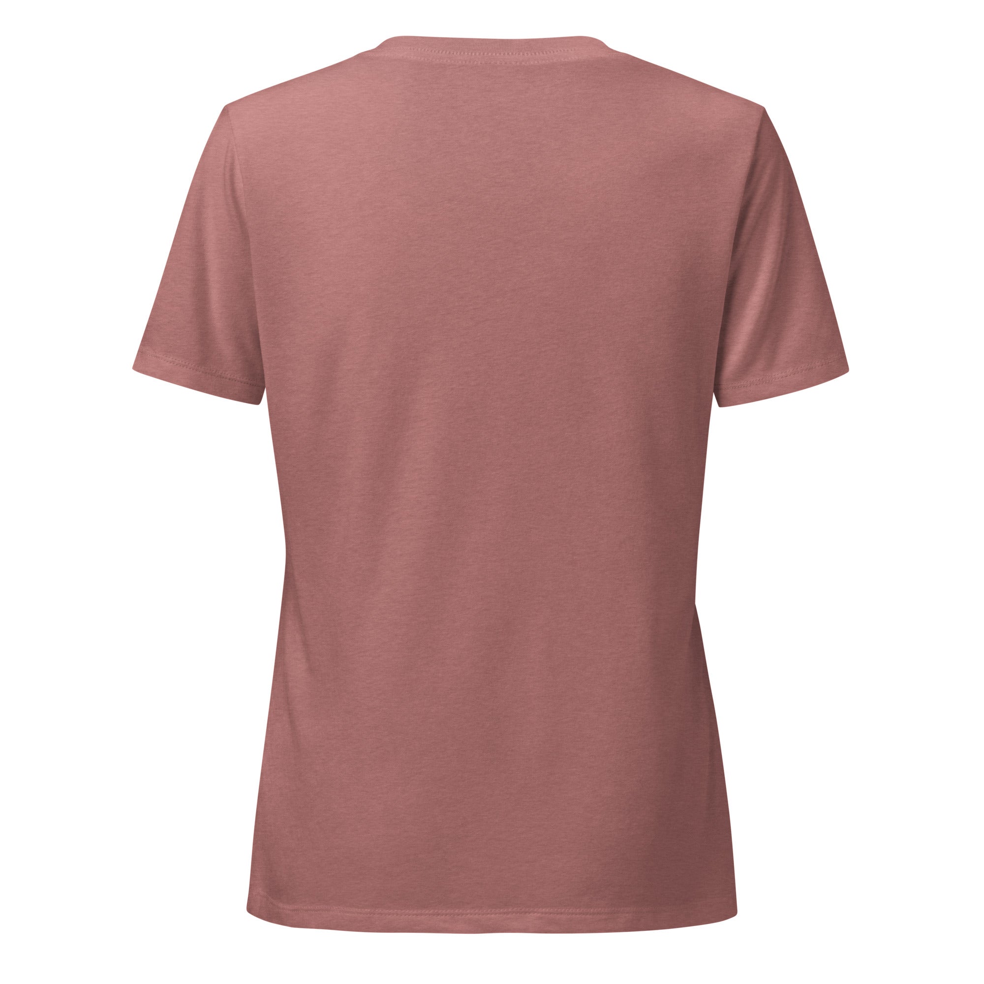 Mauve t-shirt on a white background