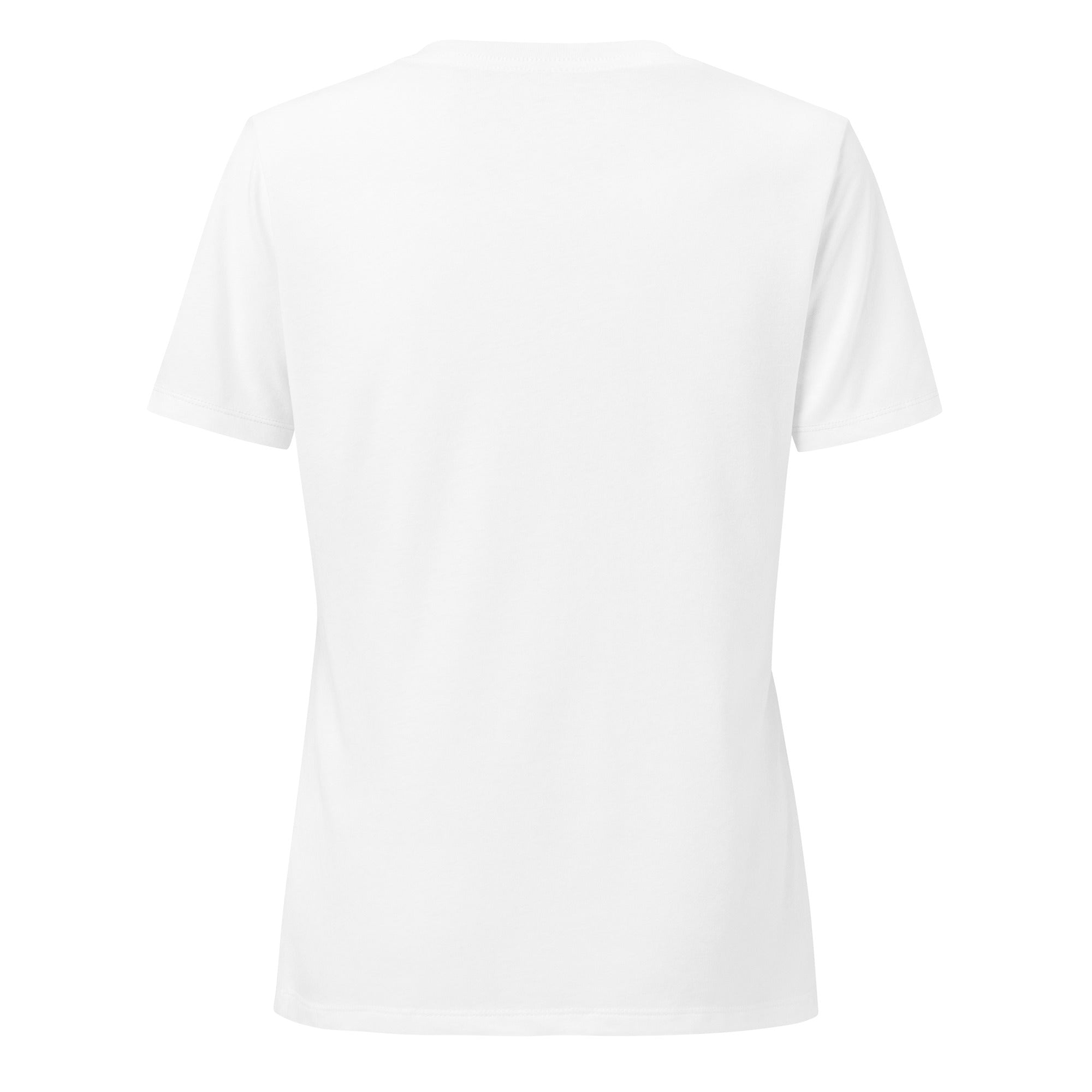 Plain white t-shirt on a white background
